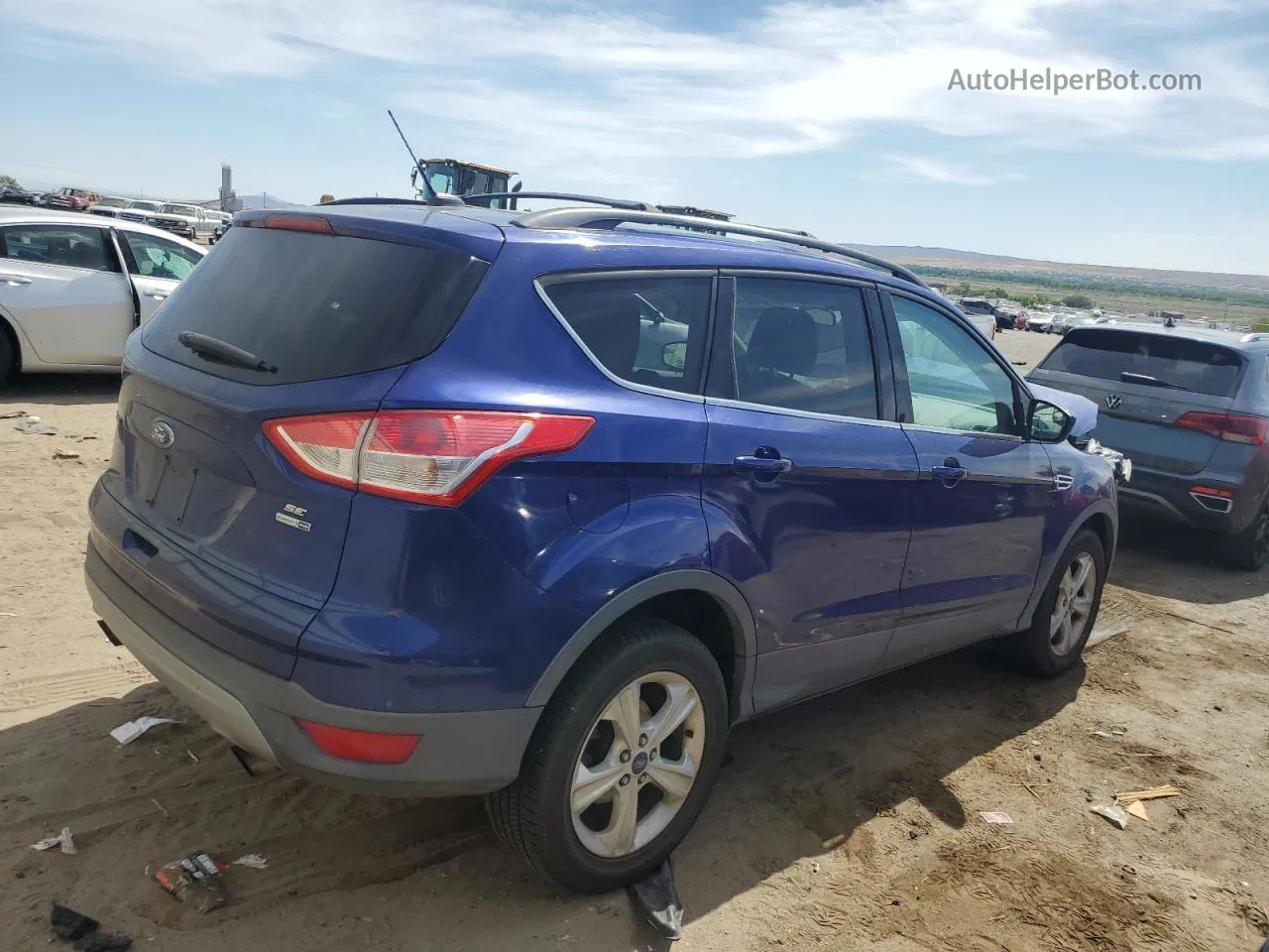 2013 Ford Escape Se Blue vin: 1FMCU9GX2DUC54876