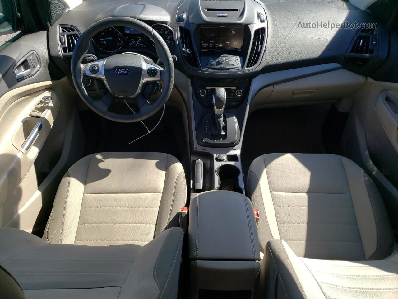 2014 Ford Escape Se Белый vin: 1FMCU9GX2EUD84433