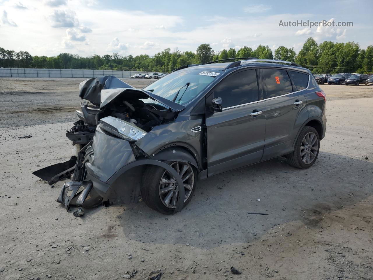 2015 Ford Escape Se Charcoal vin: 1FMCU9GX2FUA13919