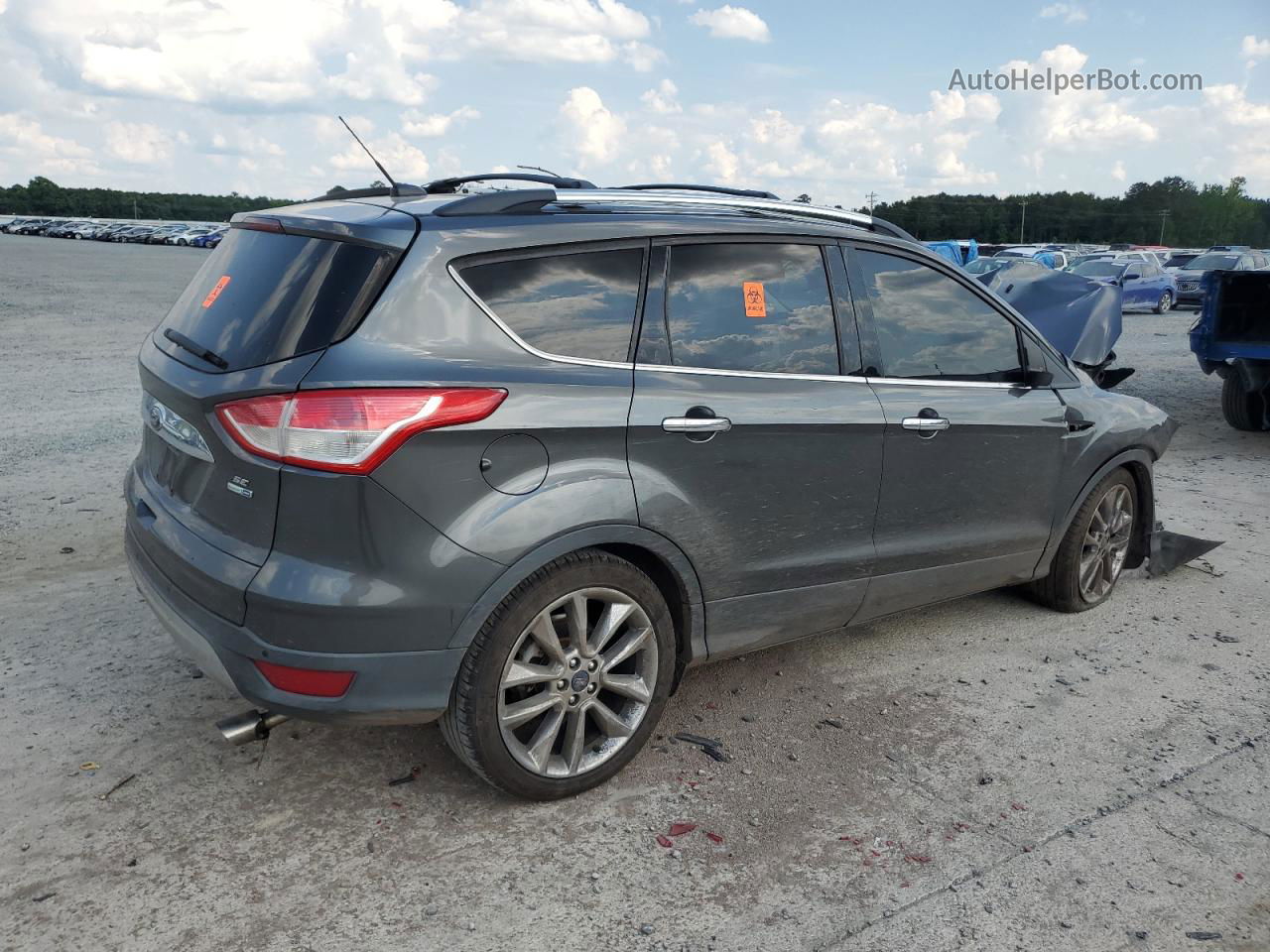 2015 Ford Escape Se Charcoal vin: 1FMCU9GX2FUA13919