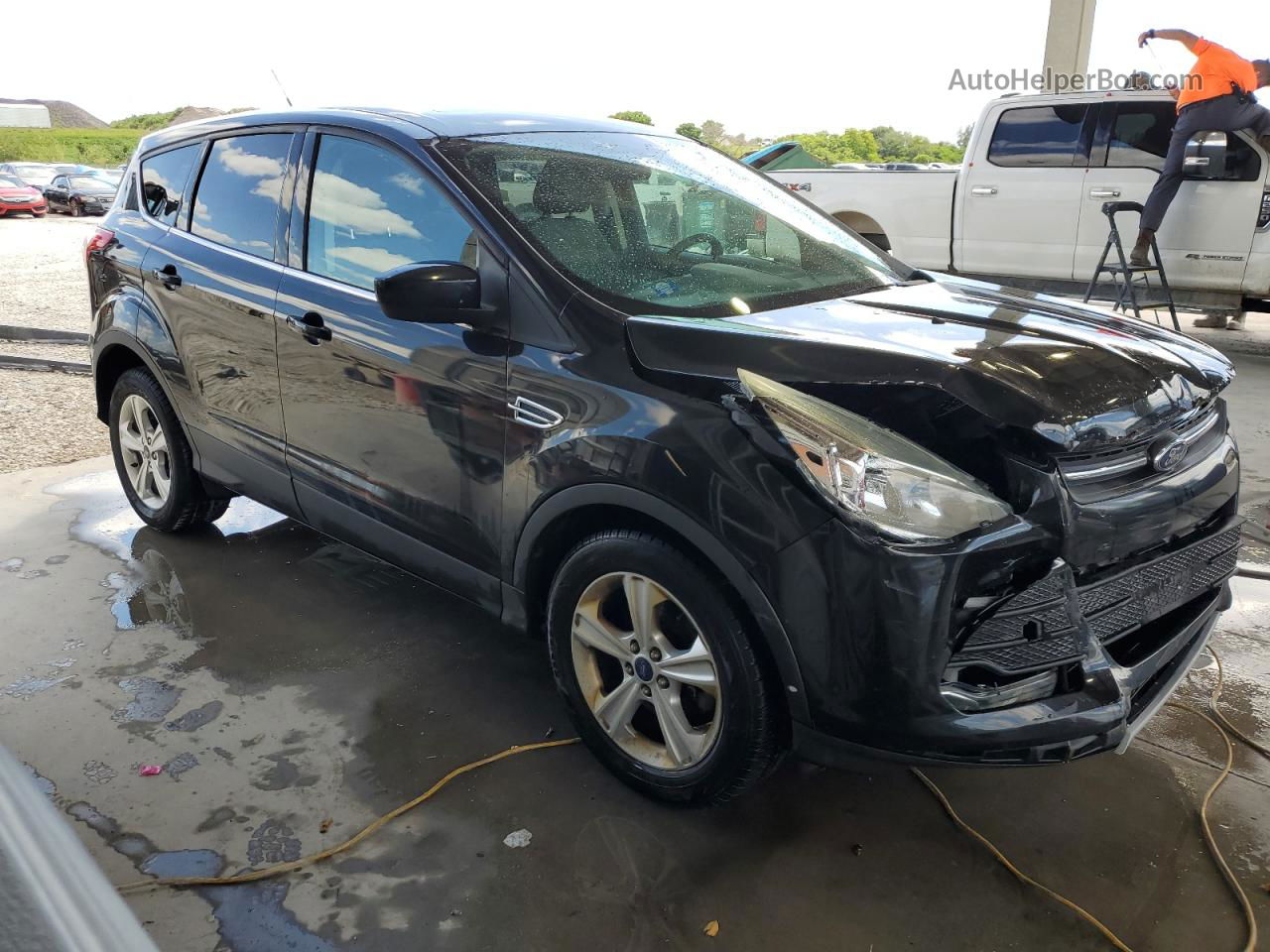 2015 Ford Escape Se Черный vin: 1FMCU9GX2FUB54392