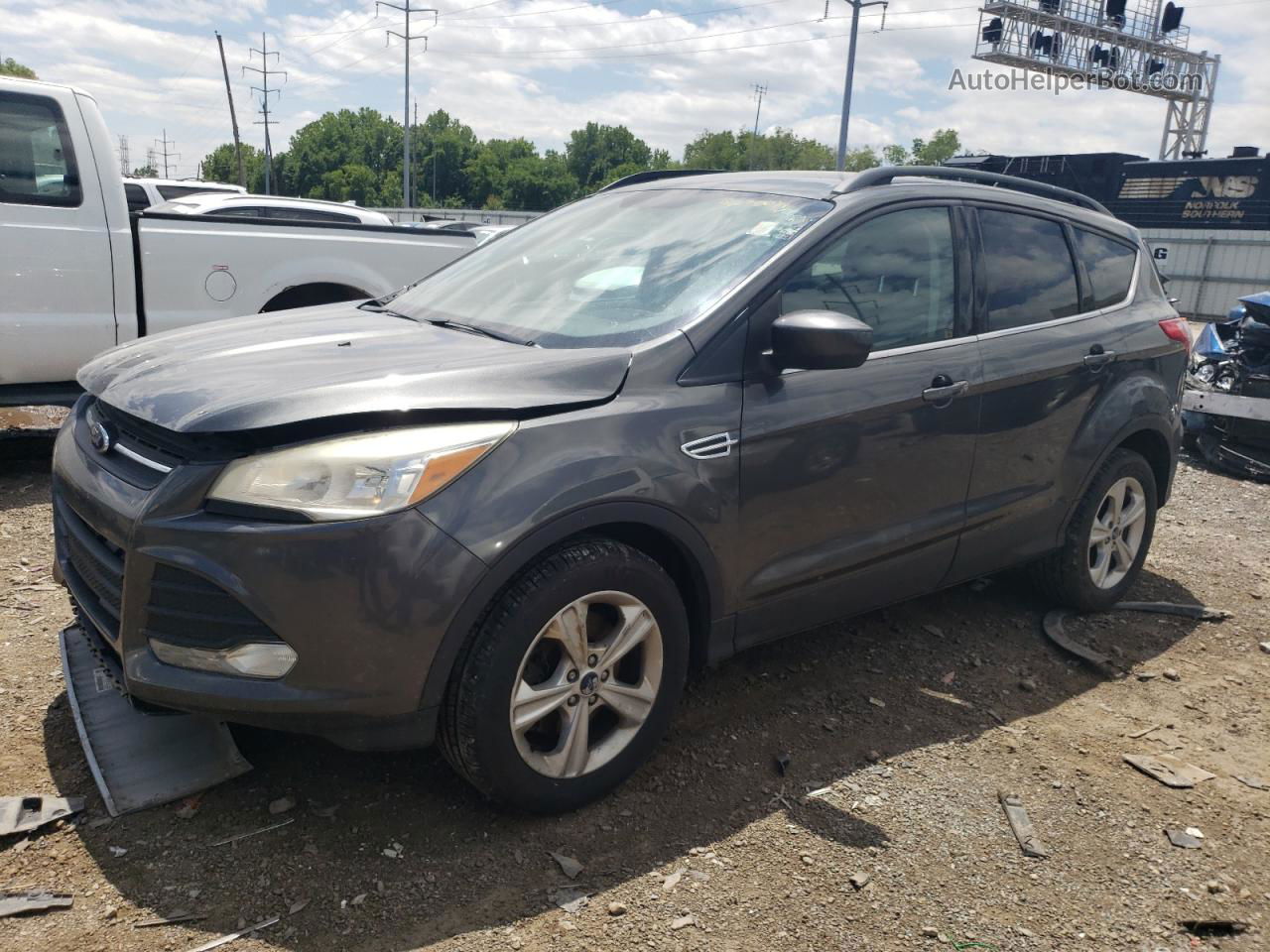 2016 Ford Escape Se Gray vin: 1FMCU9GX2GUC12700