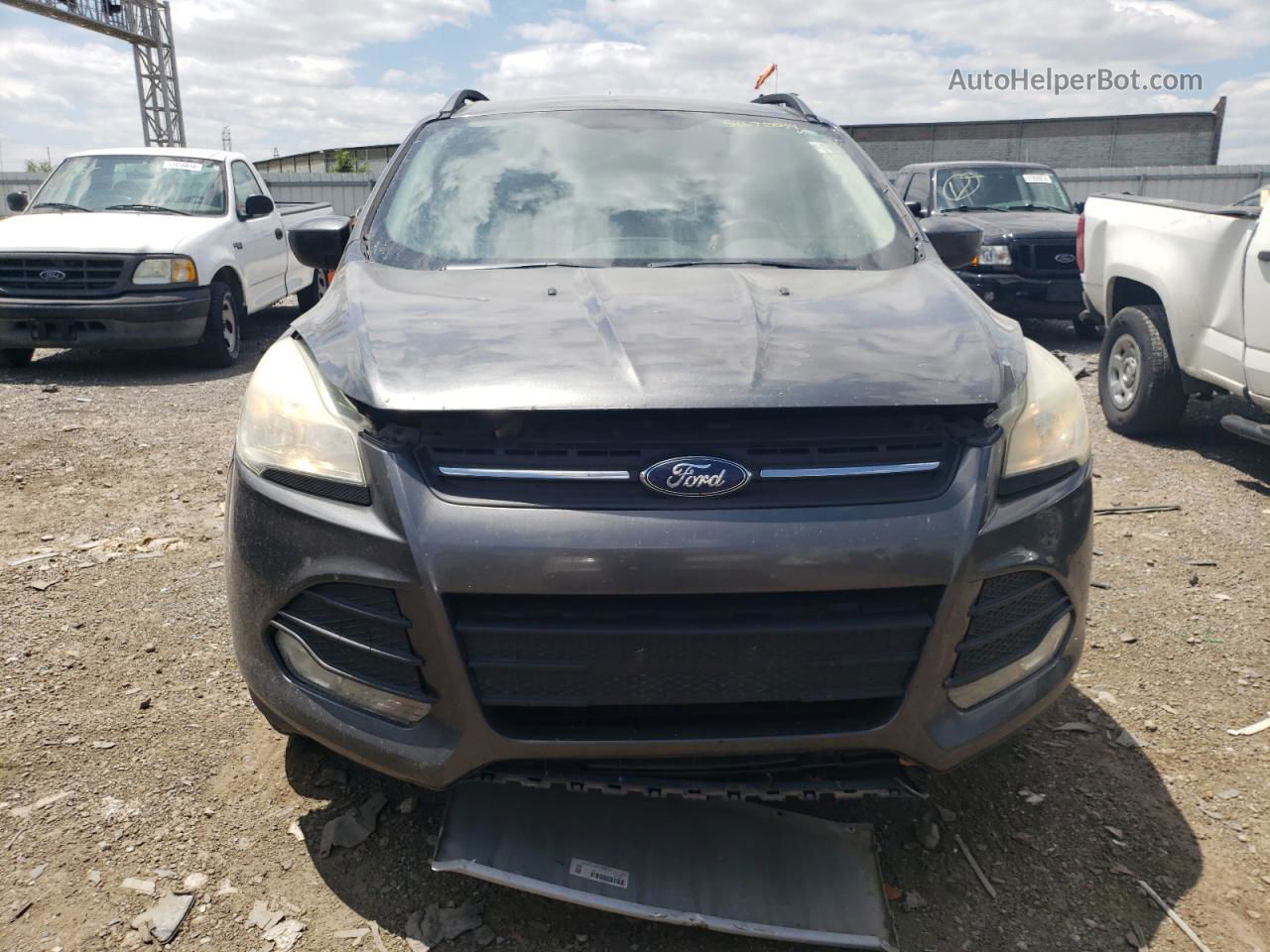 2016 Ford Escape Se Gray vin: 1FMCU9GX2GUC12700