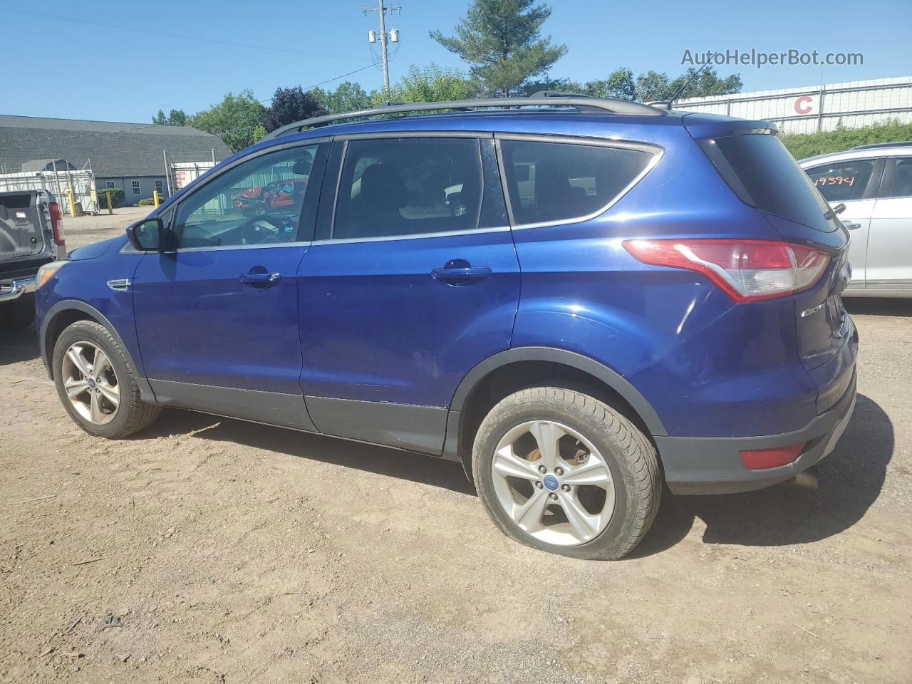 2013 Ford Escape Se Blue vin: 1FMCU9GX3DUC50996