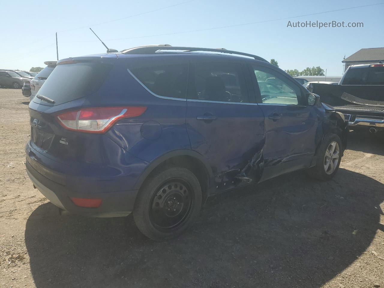 2013 Ford Escape Se Blue vin: 1FMCU9GX3DUC50996