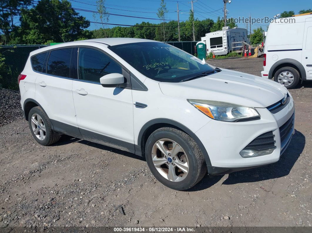 2013 Ford Escape Se White vin: 1FMCU9GX3DUD56719