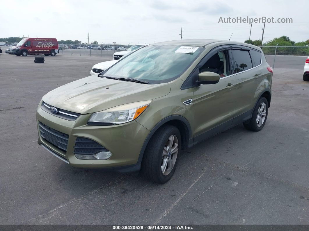 2014 Ford Escape Se Green vin: 1FMCU9GX3EUB37650