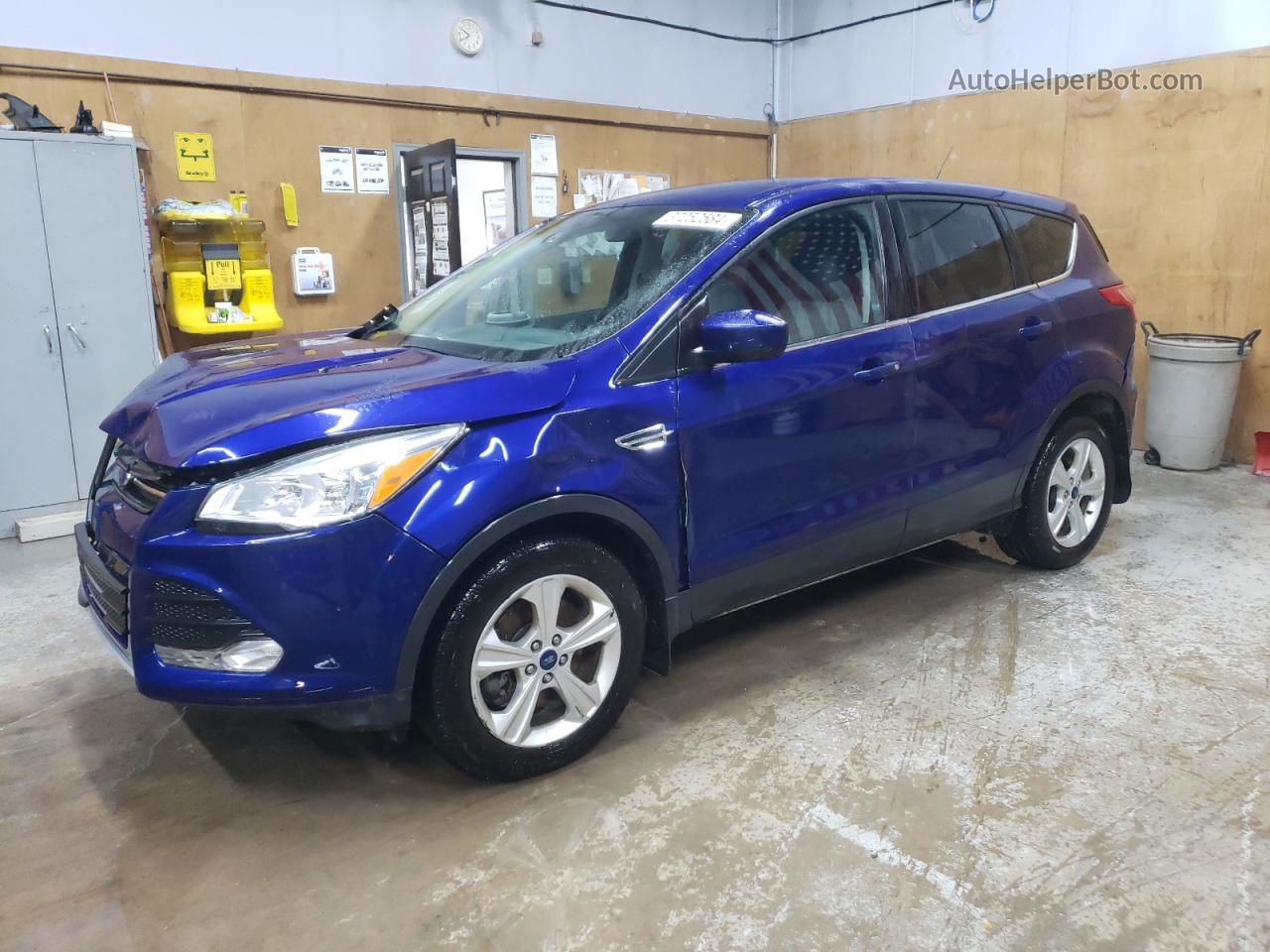 2014 Ford Escape Se Blue vin: 1FMCU9GX3EUC75236