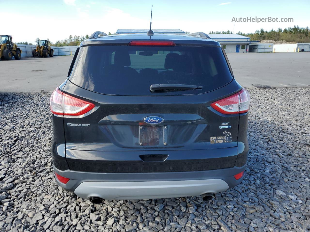 2015 Ford Escape Se Black vin: 1FMCU9GX3FUA24329