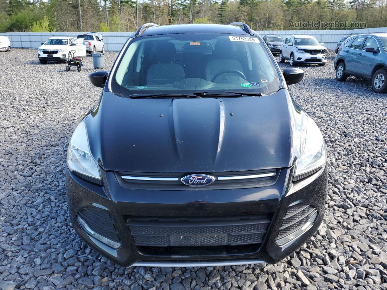 2015 Ford Escape Se Black vin: 1FMCU9GX3FUA24329