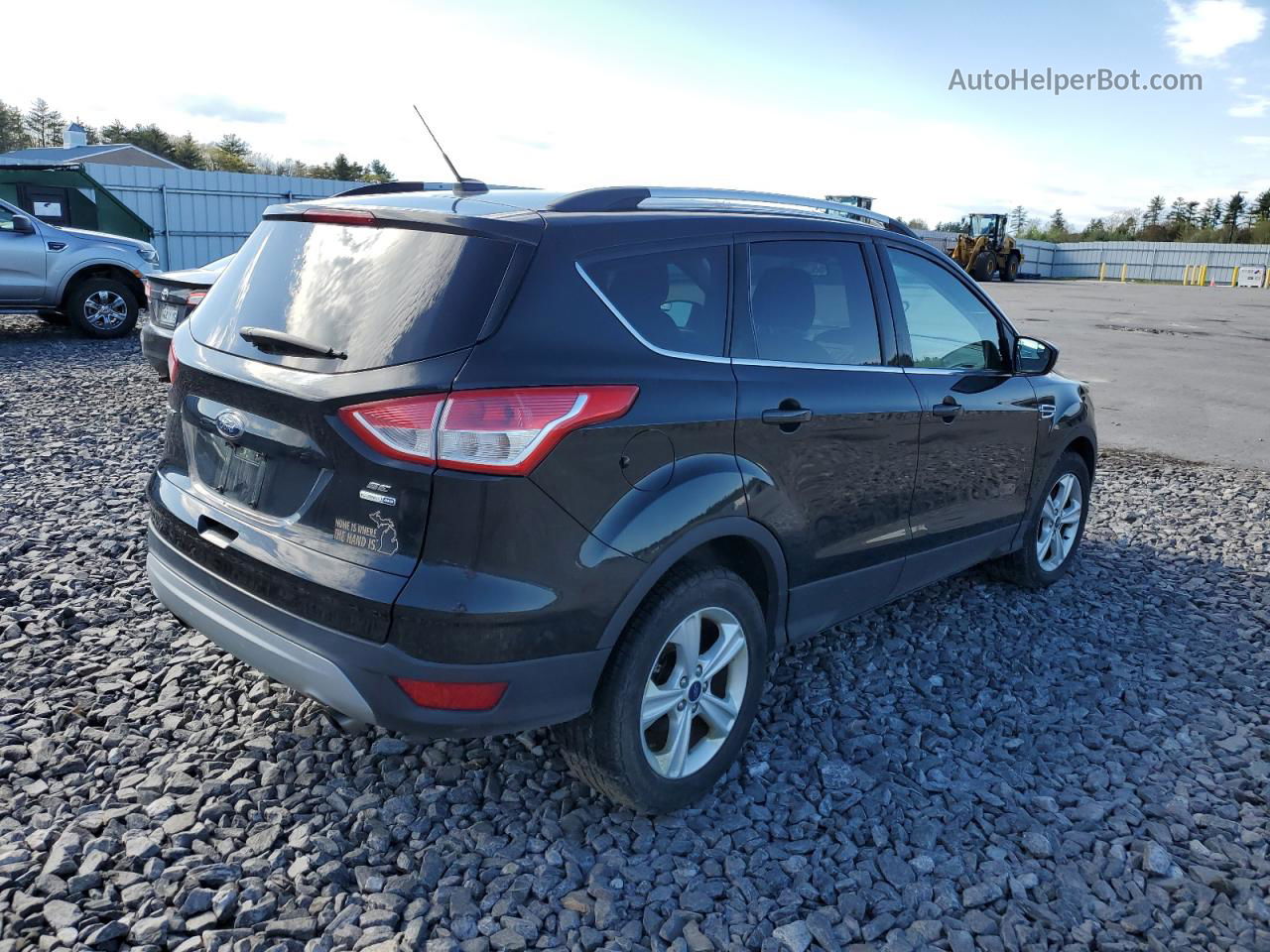 2015 Ford Escape Se Black vin: 1FMCU9GX3FUA24329