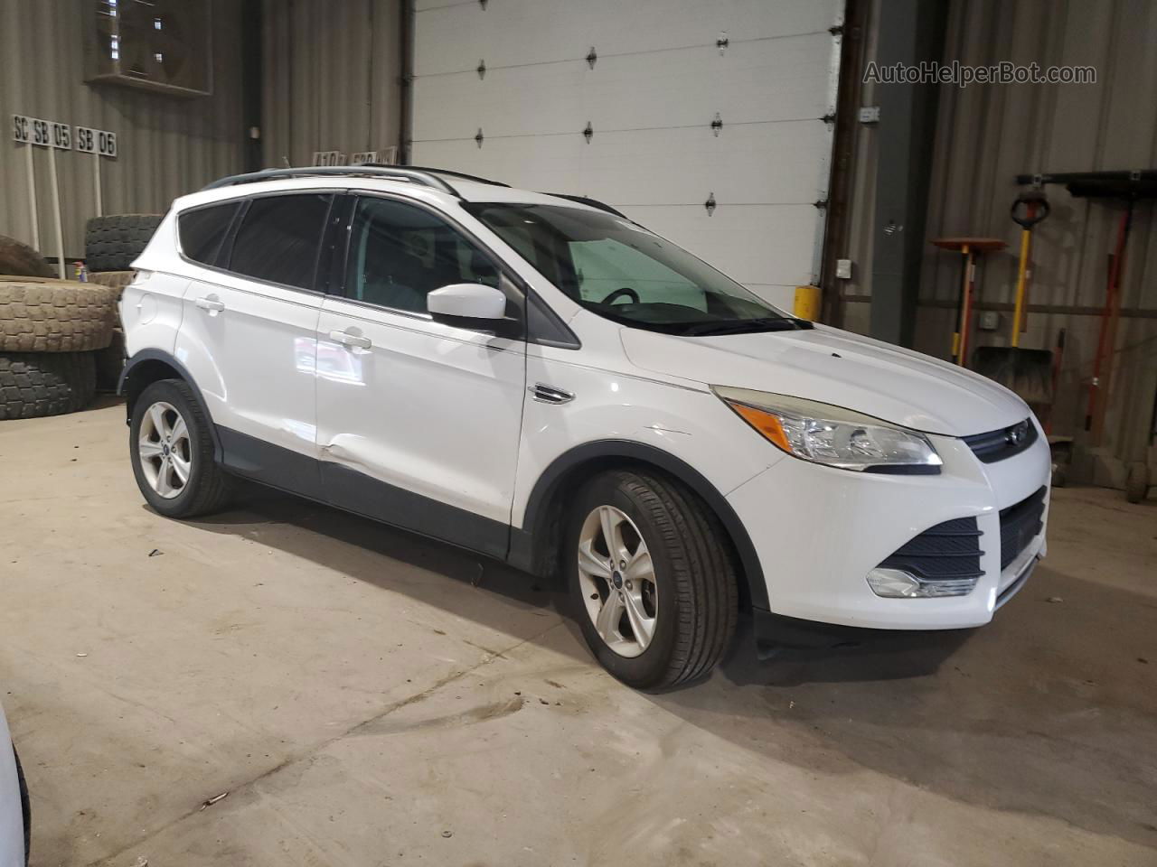 2015 Ford Escape Se White vin: 1FMCU9GX3FUA88838