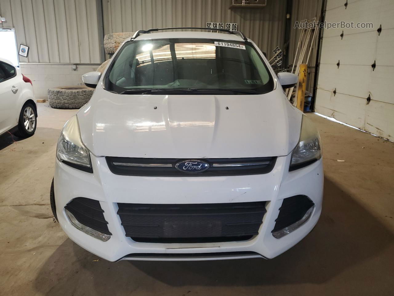 2015 Ford Escape Se White vin: 1FMCU9GX3FUA88838