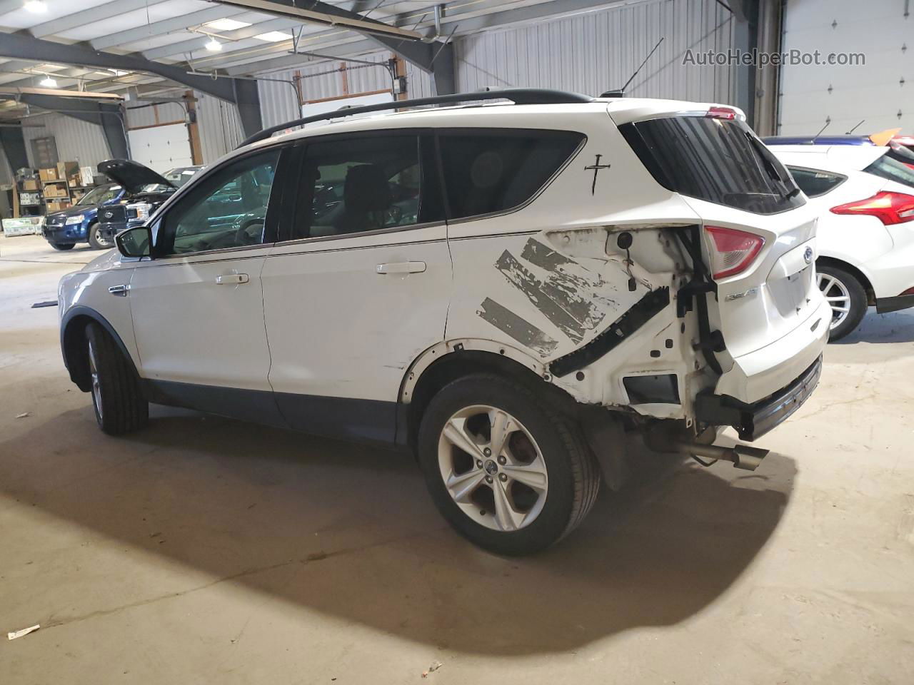 2015 Ford Escape Se White vin: 1FMCU9GX3FUA88838