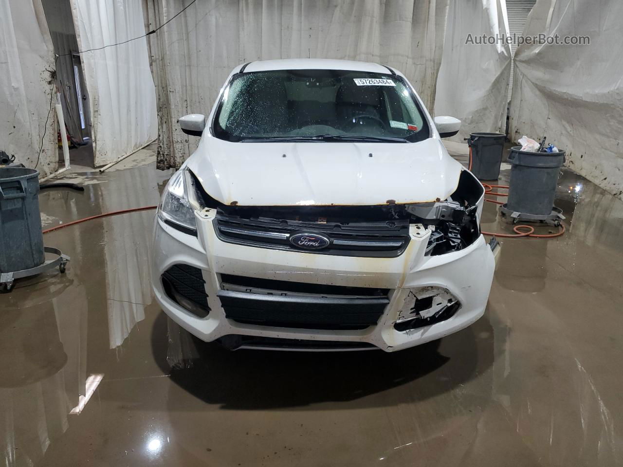 2015 Ford Escape Se White vin: 1FMCU9GX3FUB35205