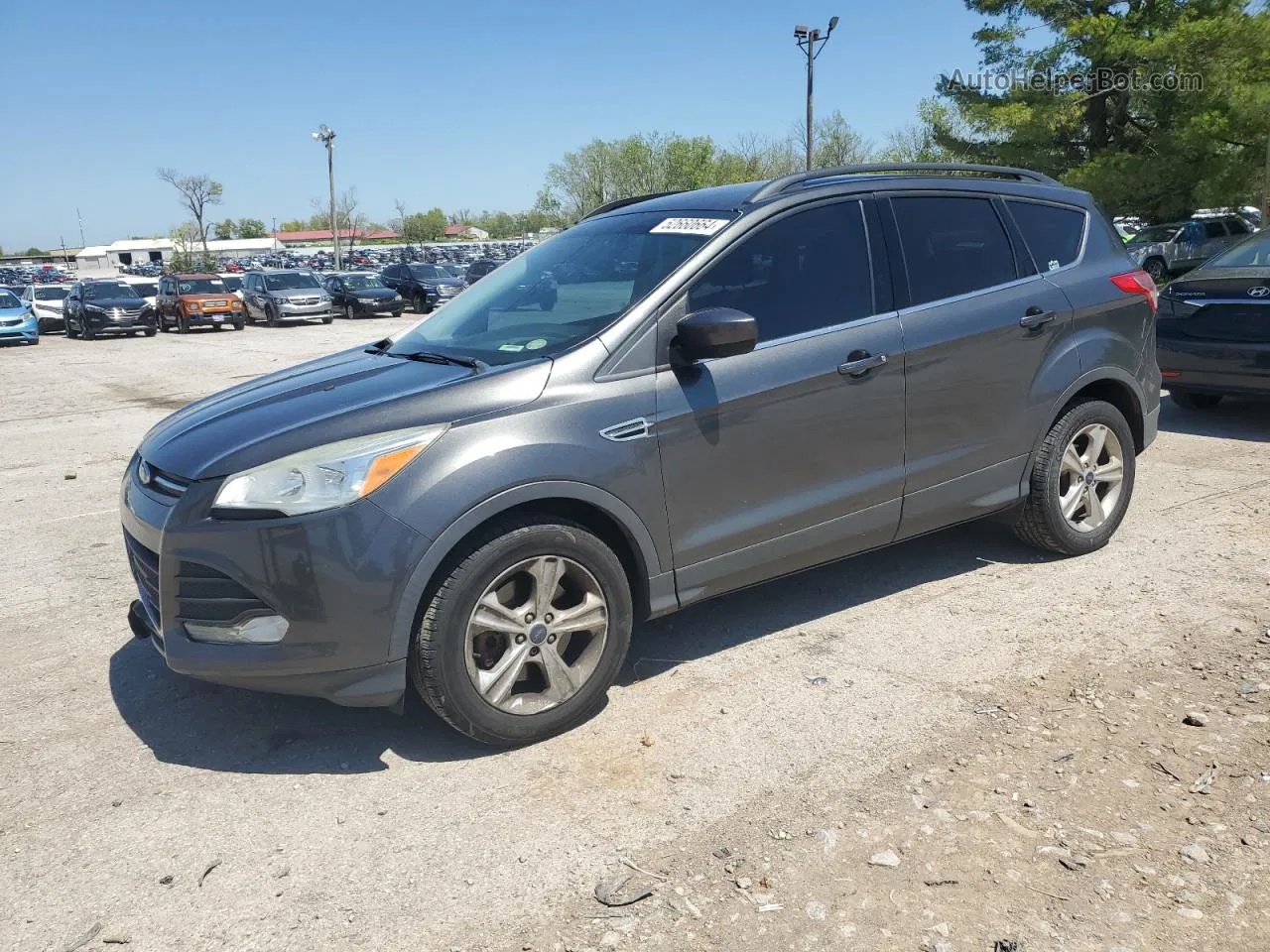 2016 Ford Escape Se Gray vin: 1FMCU9GX3GUA07547