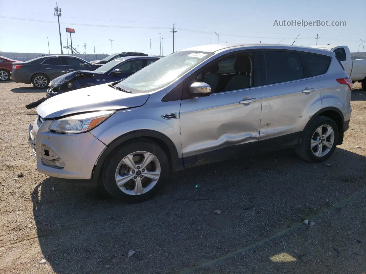 2016 Ford Escape Se Silver vin: 1FMCU9GX3GUA11484