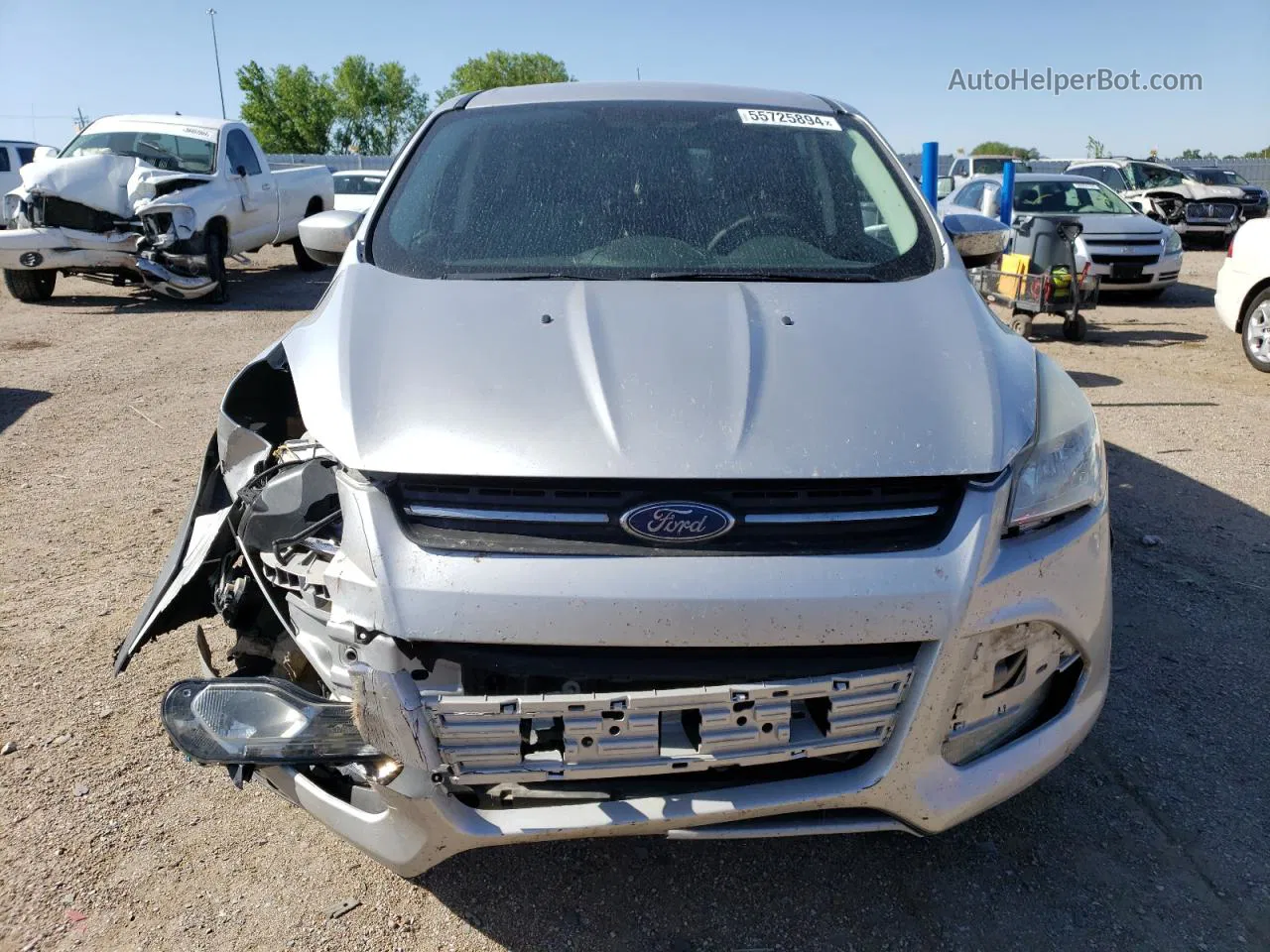 2016 Ford Escape Se Silver vin: 1FMCU9GX3GUA11484