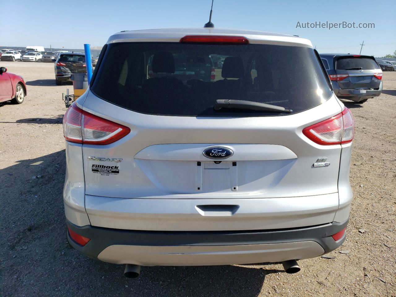 2016 Ford Escape Se Silver vin: 1FMCU9GX3GUA11484