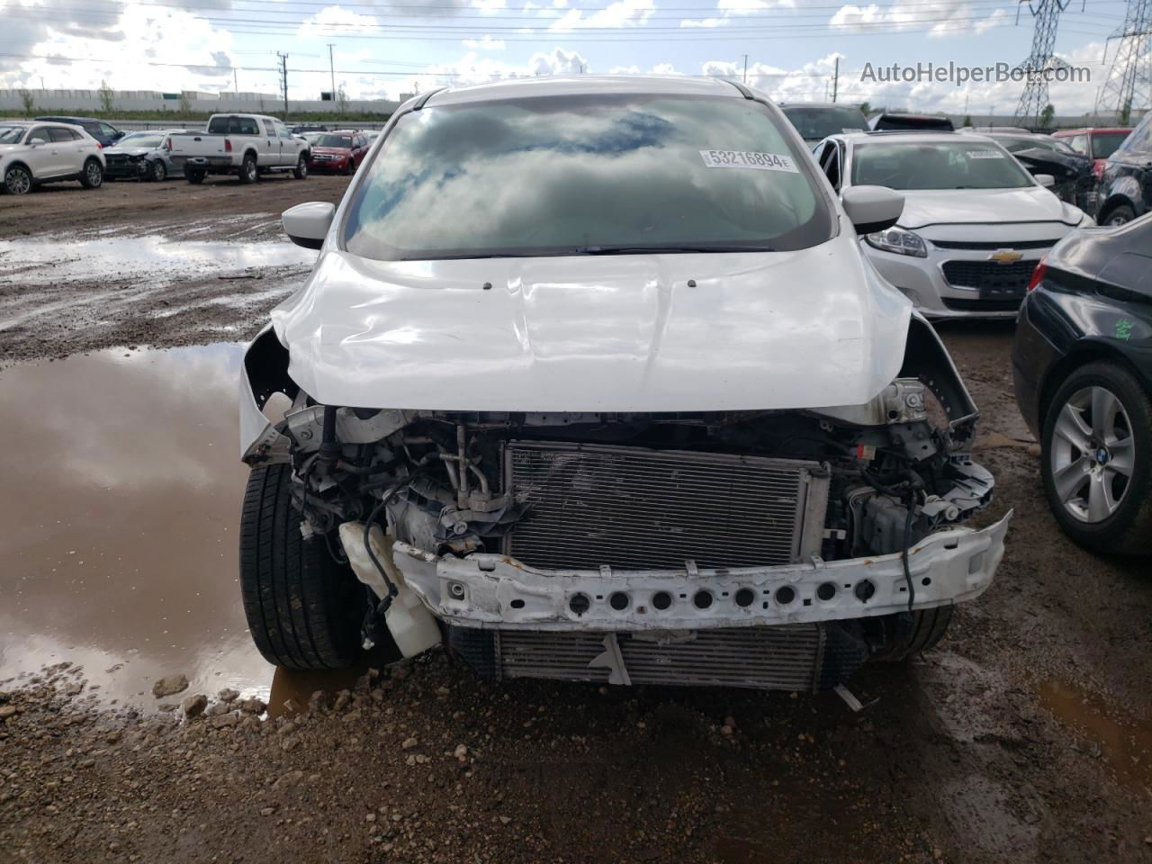 2013 Ford Escape Se White vin: 1FMCU9GX4DUA24708