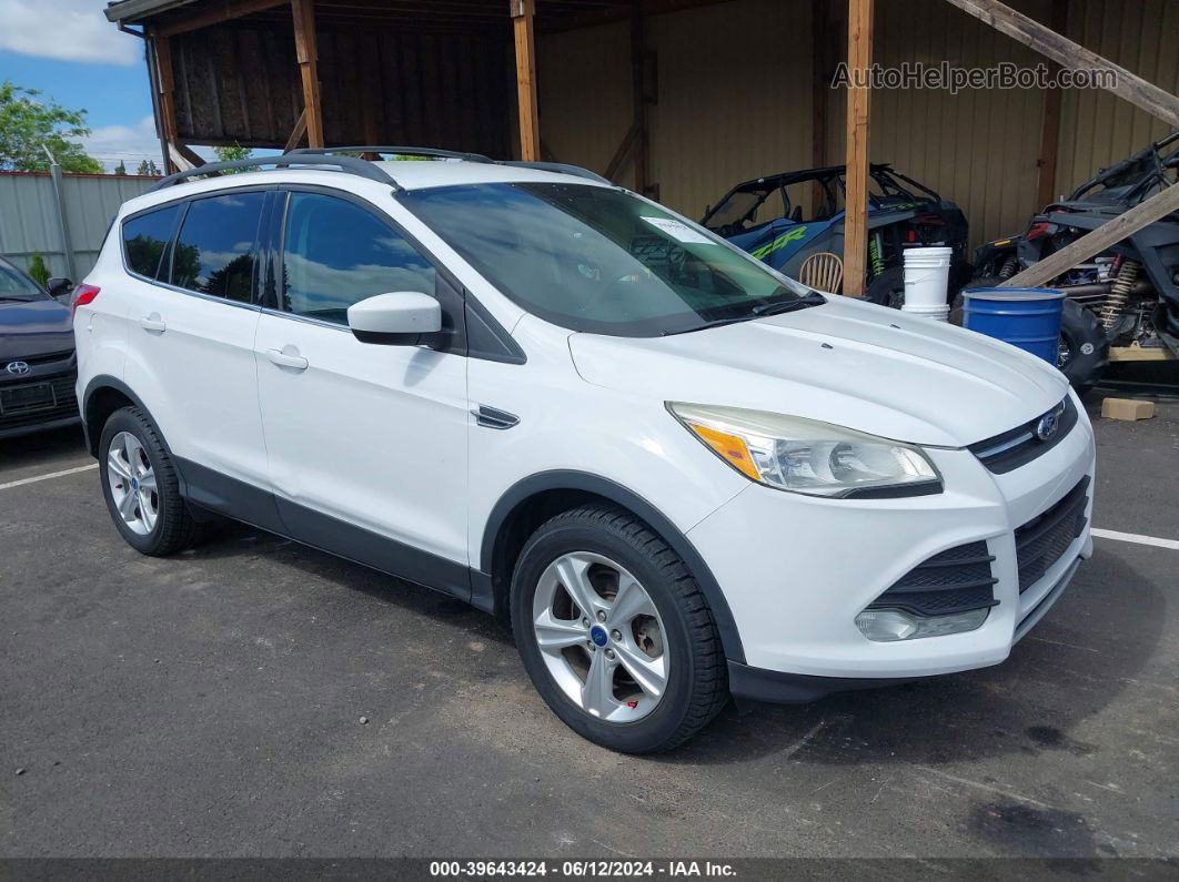 2013 Ford Escape Se White vin: 1FMCU9GX4DUB10133