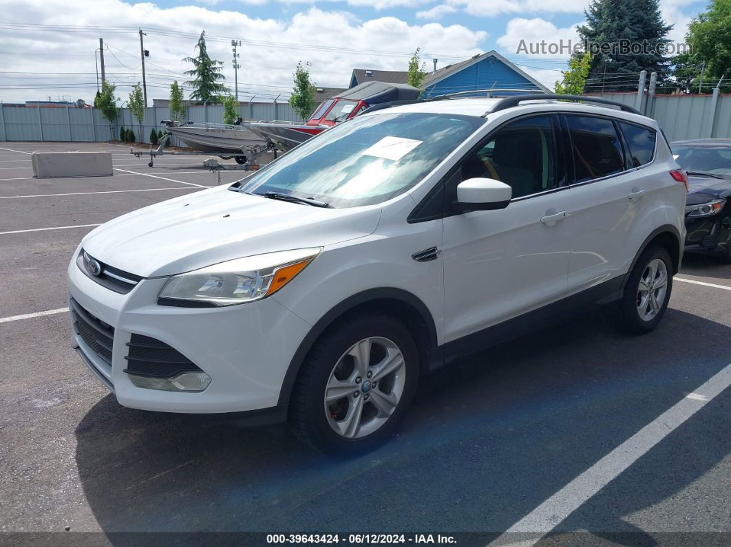 2013 Ford Escape Se White vin: 1FMCU9GX4DUB10133