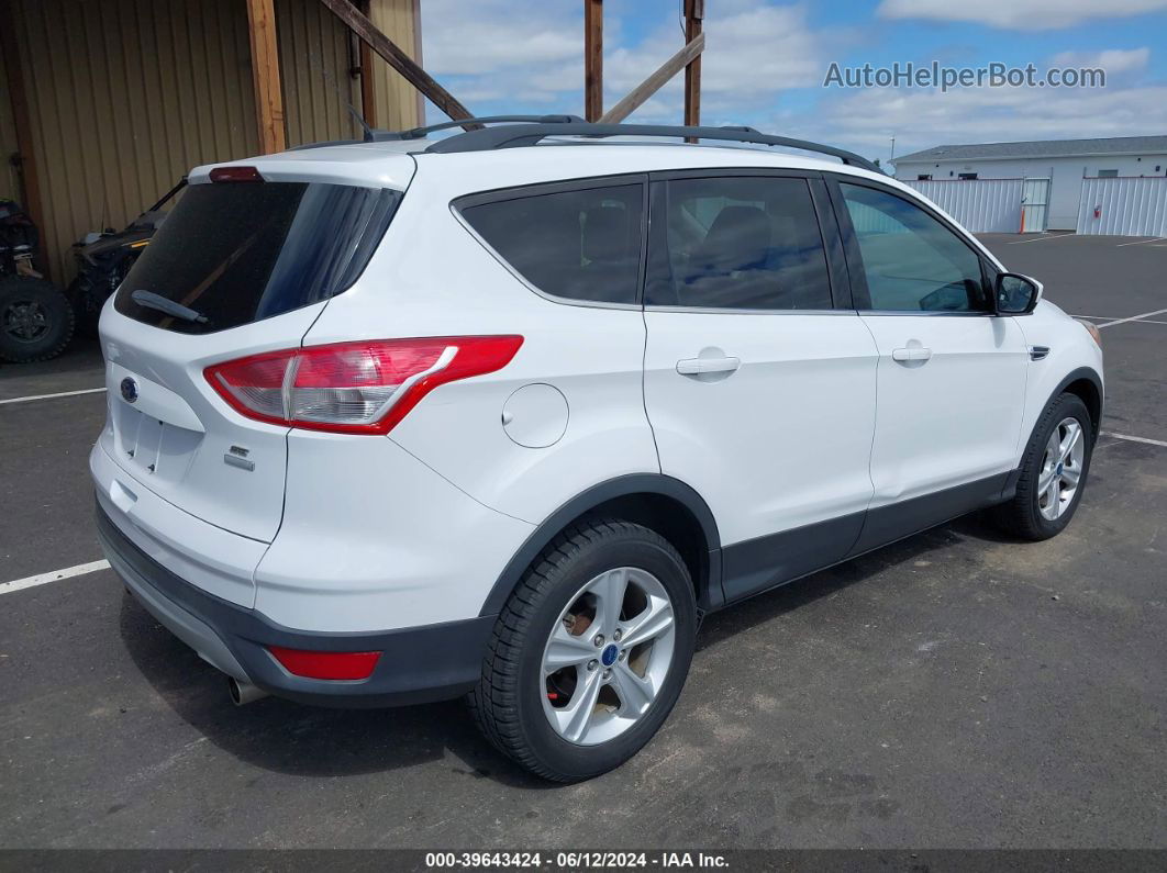 2013 Ford Escape Se White vin: 1FMCU9GX4DUB10133