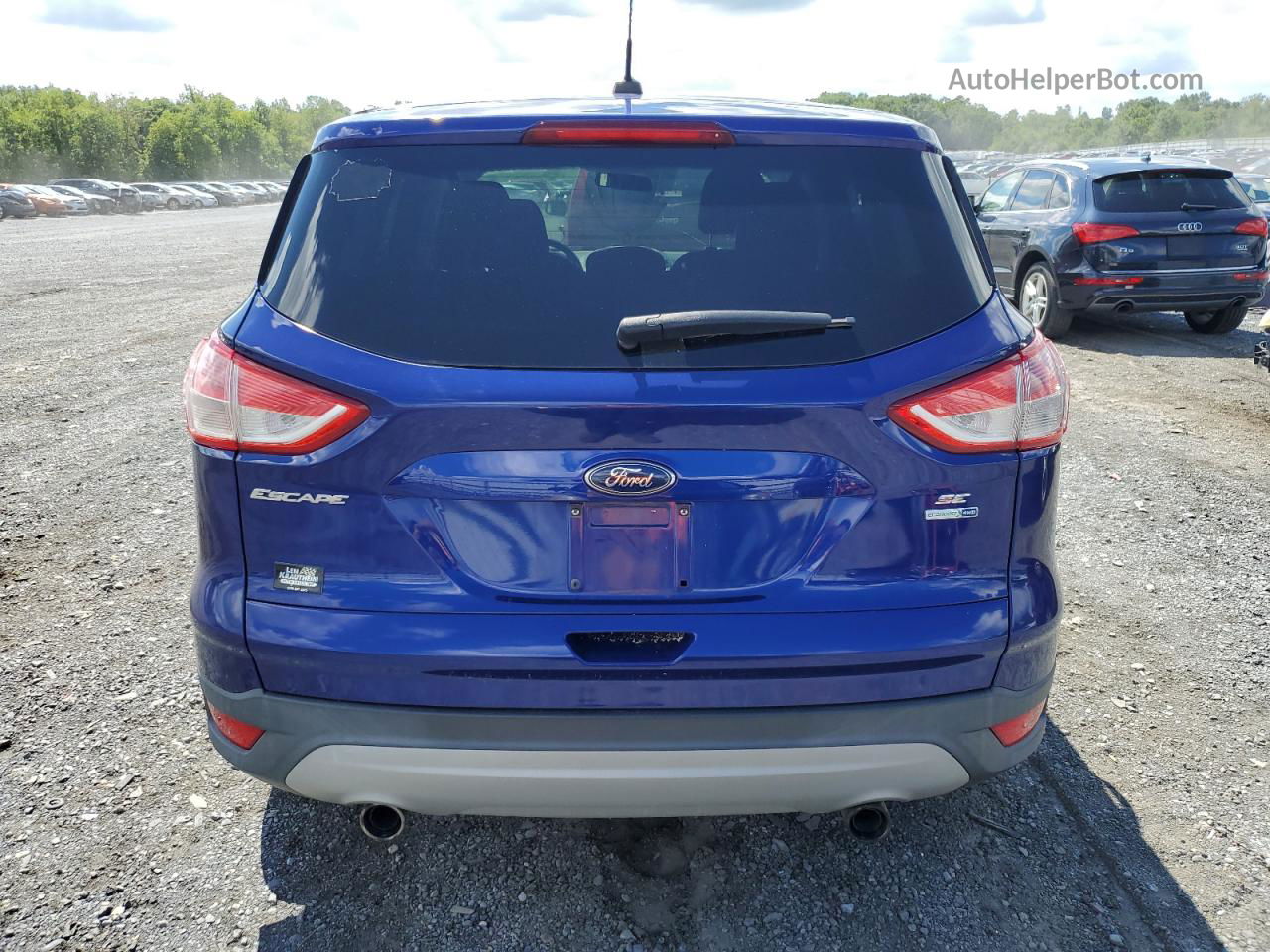 2013 Ford Escape Se Blue vin: 1FMCU9GX4DUD00322