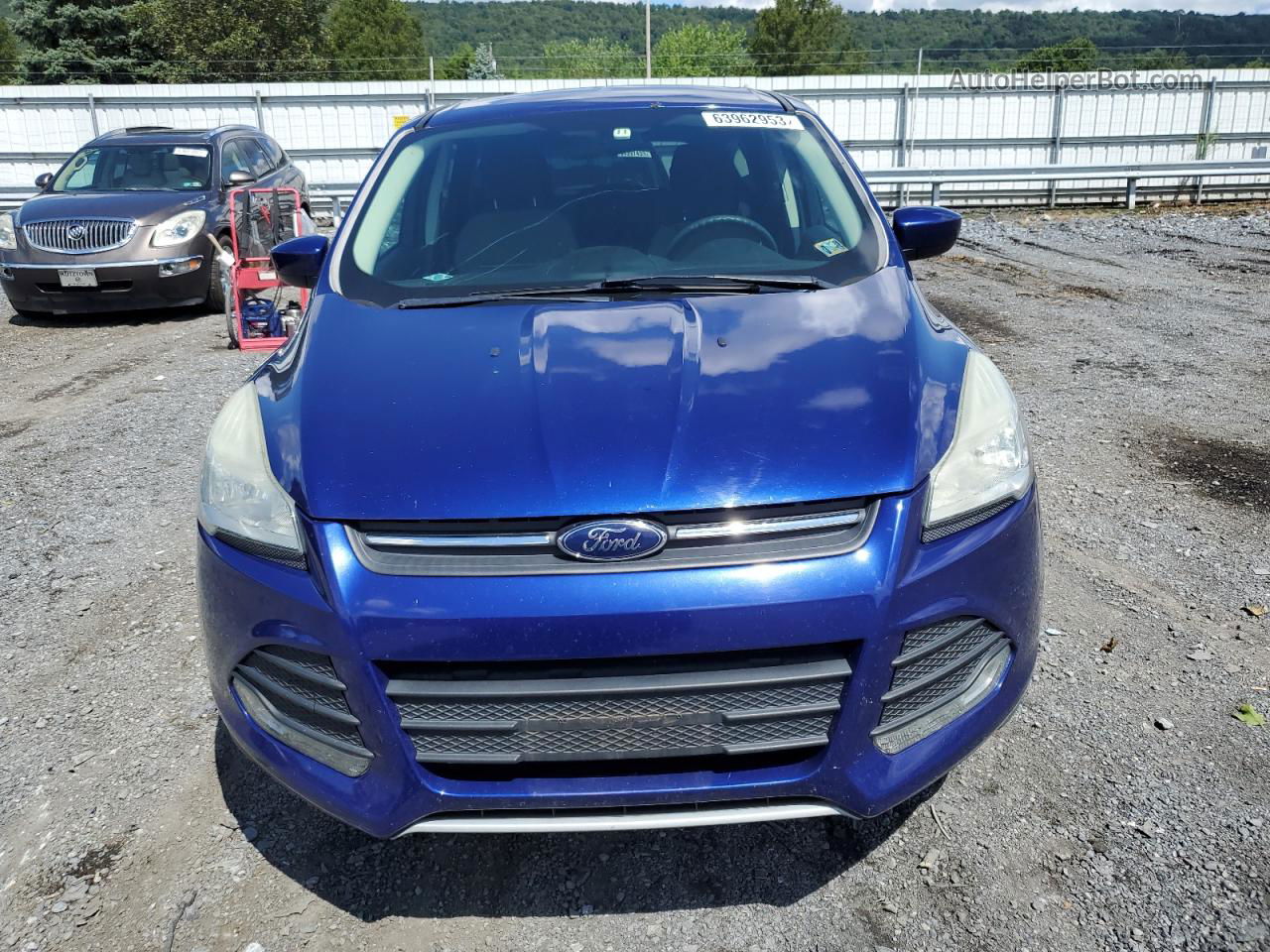 2013 Ford Escape Se Blue vin: 1FMCU9GX4DUD00322