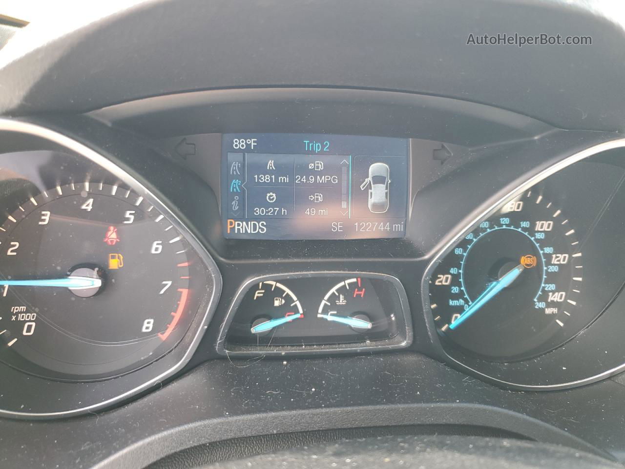 2013 Ford Escape Se Blue vin: 1FMCU9GX4DUD00322