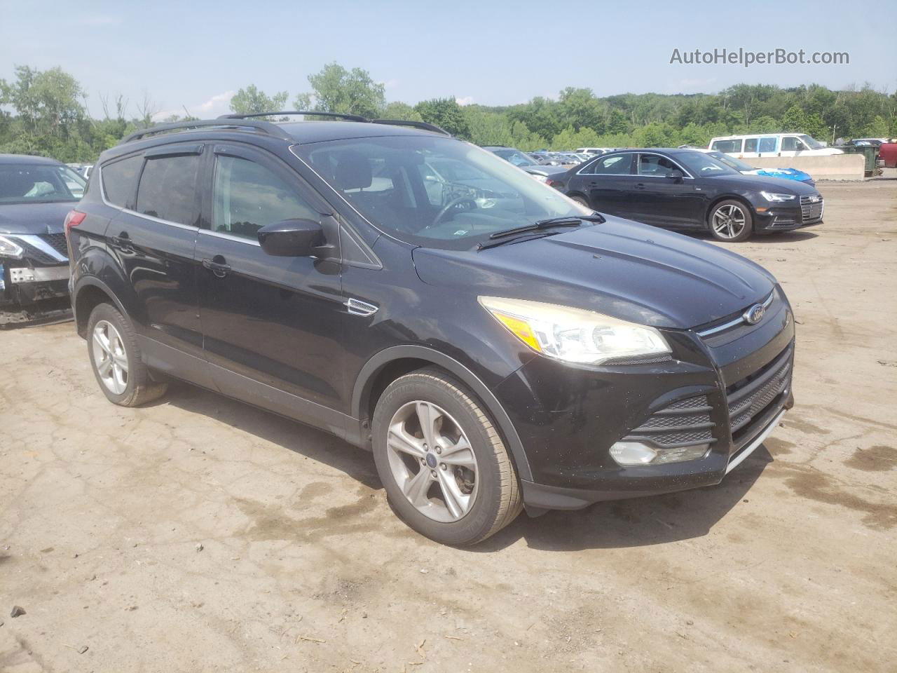 2013 Ford Escape Se Черный vin: 1FMCU9GX4DUD21803