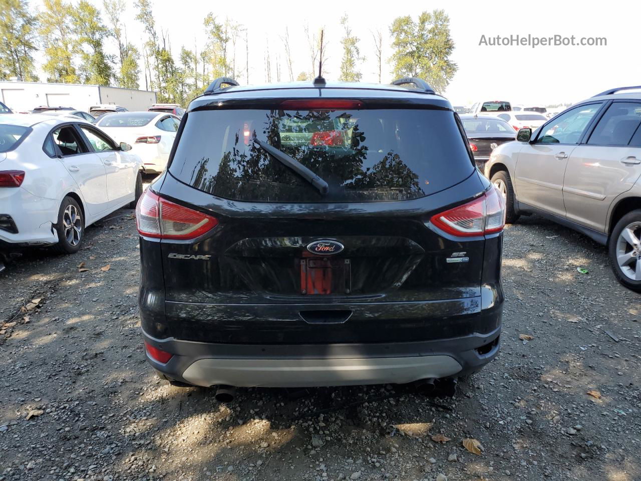 2014 Ford Escape Se Black vin: 1FMCU9GX4EUB32568