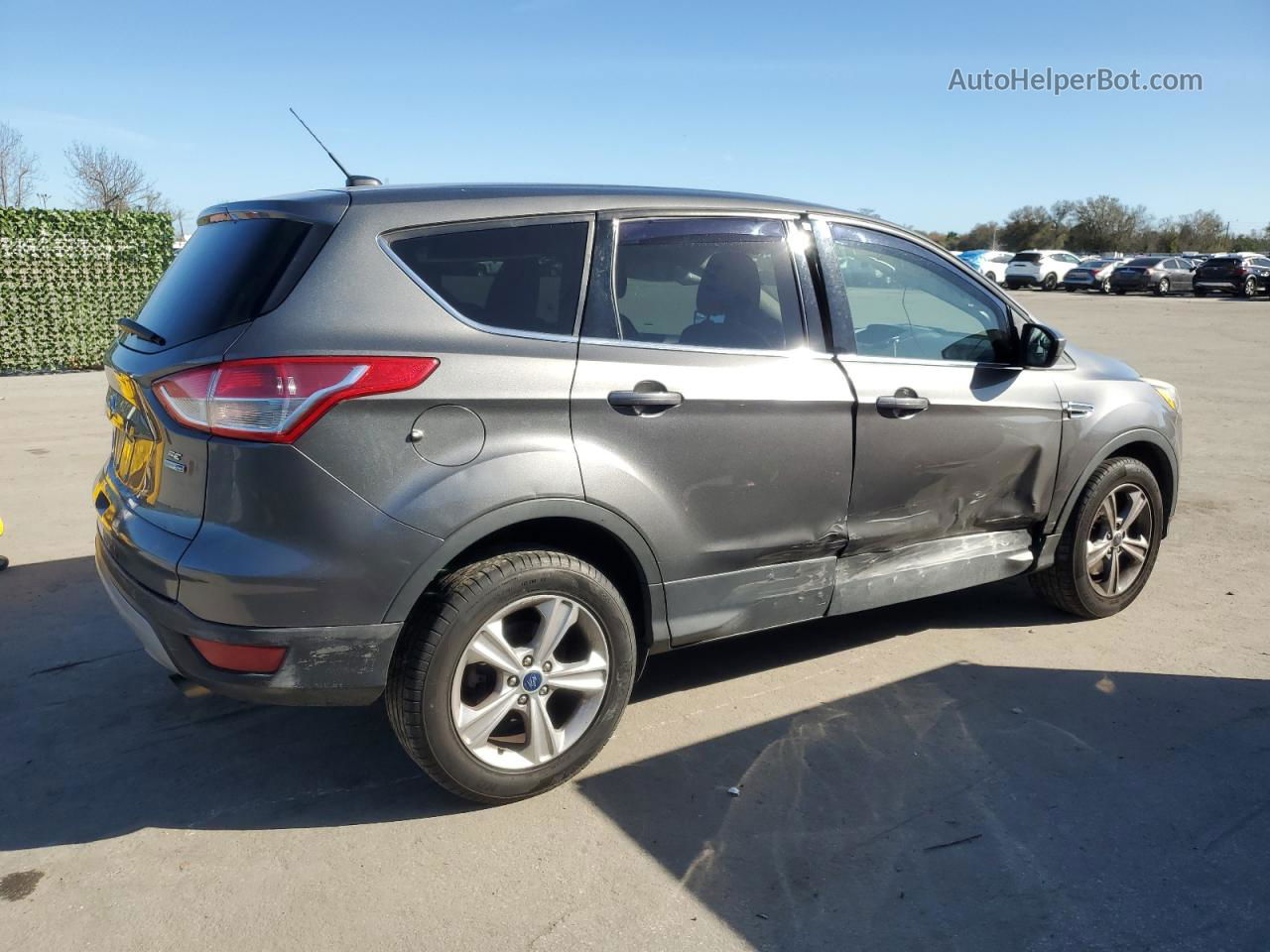 2014 Ford Escape Se Gray vin: 1FMCU9GX4EUD73501