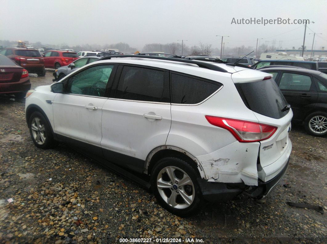 2015 Ford Escape Se White vin: 1FMCU9GX4FUA86418