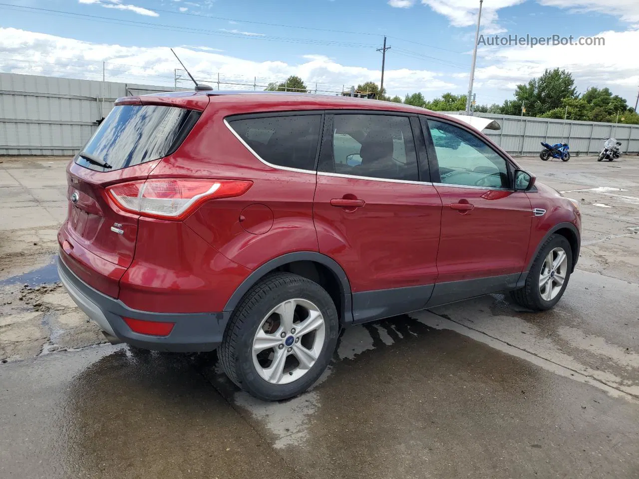 2015 Ford Escape Se Red vin: 1FMCU9GX4FUB39991