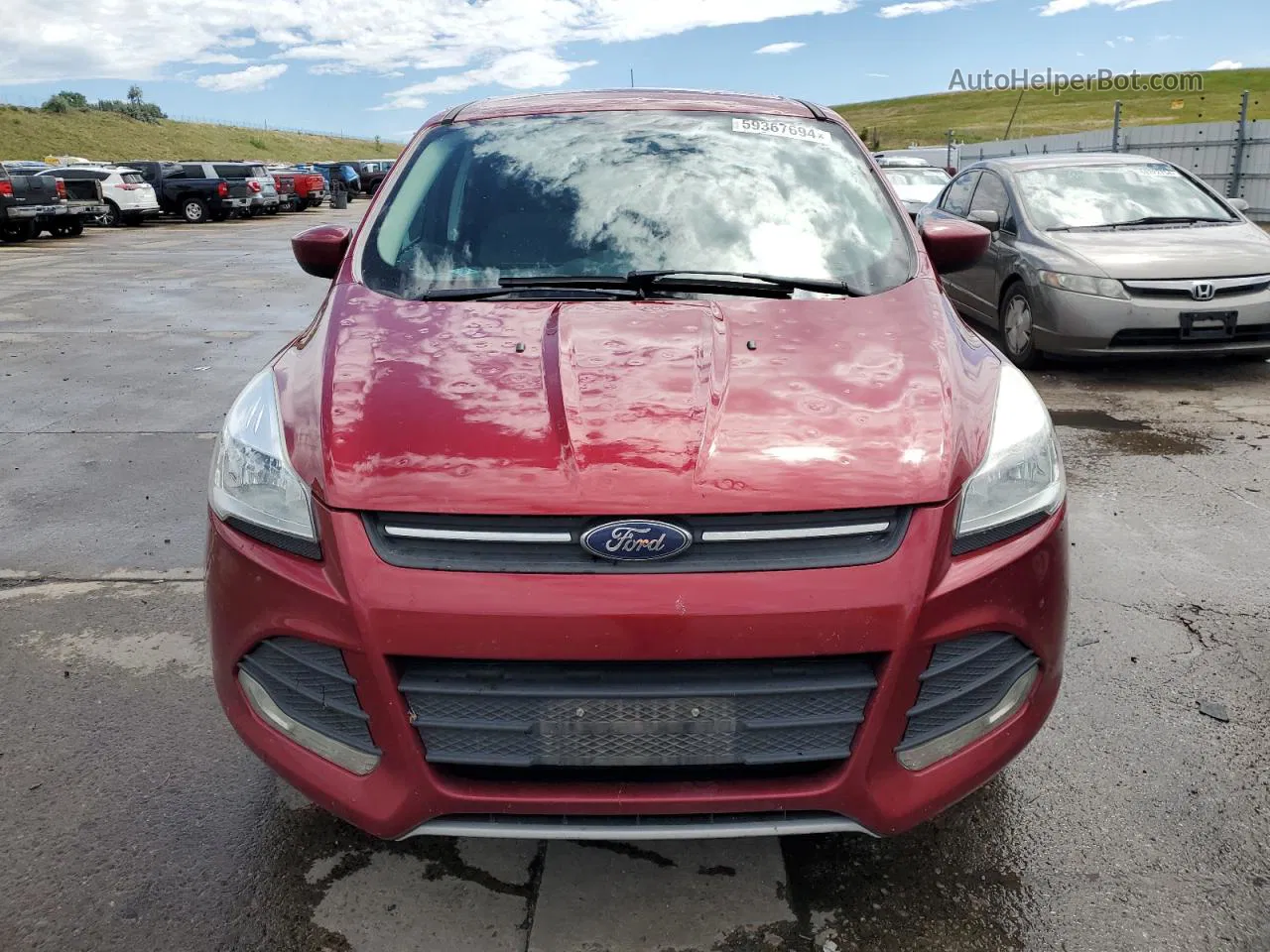 2015 Ford Escape Se Red vin: 1FMCU9GX4FUB39991