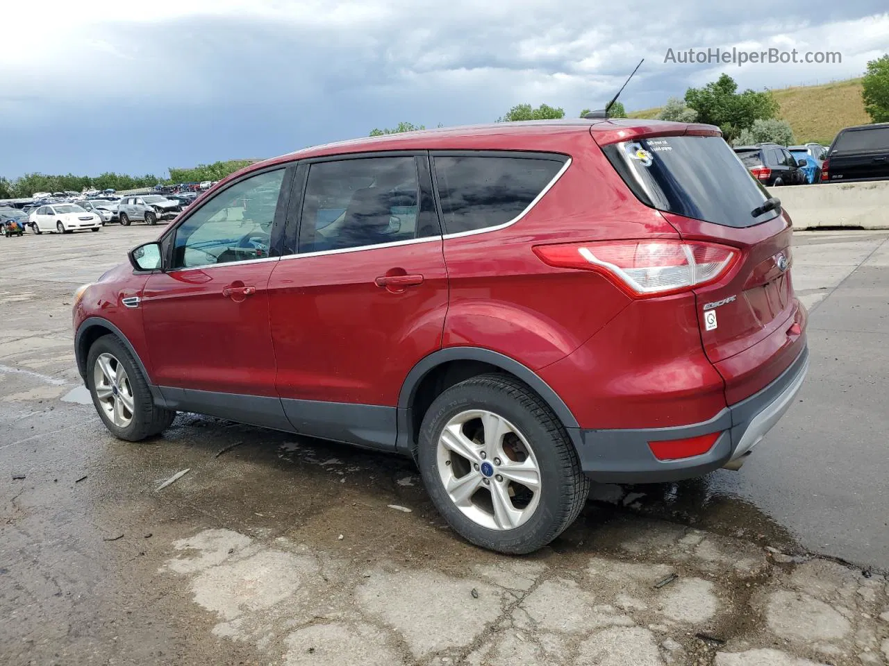 2015 Ford Escape Se Red vin: 1FMCU9GX4FUB39991