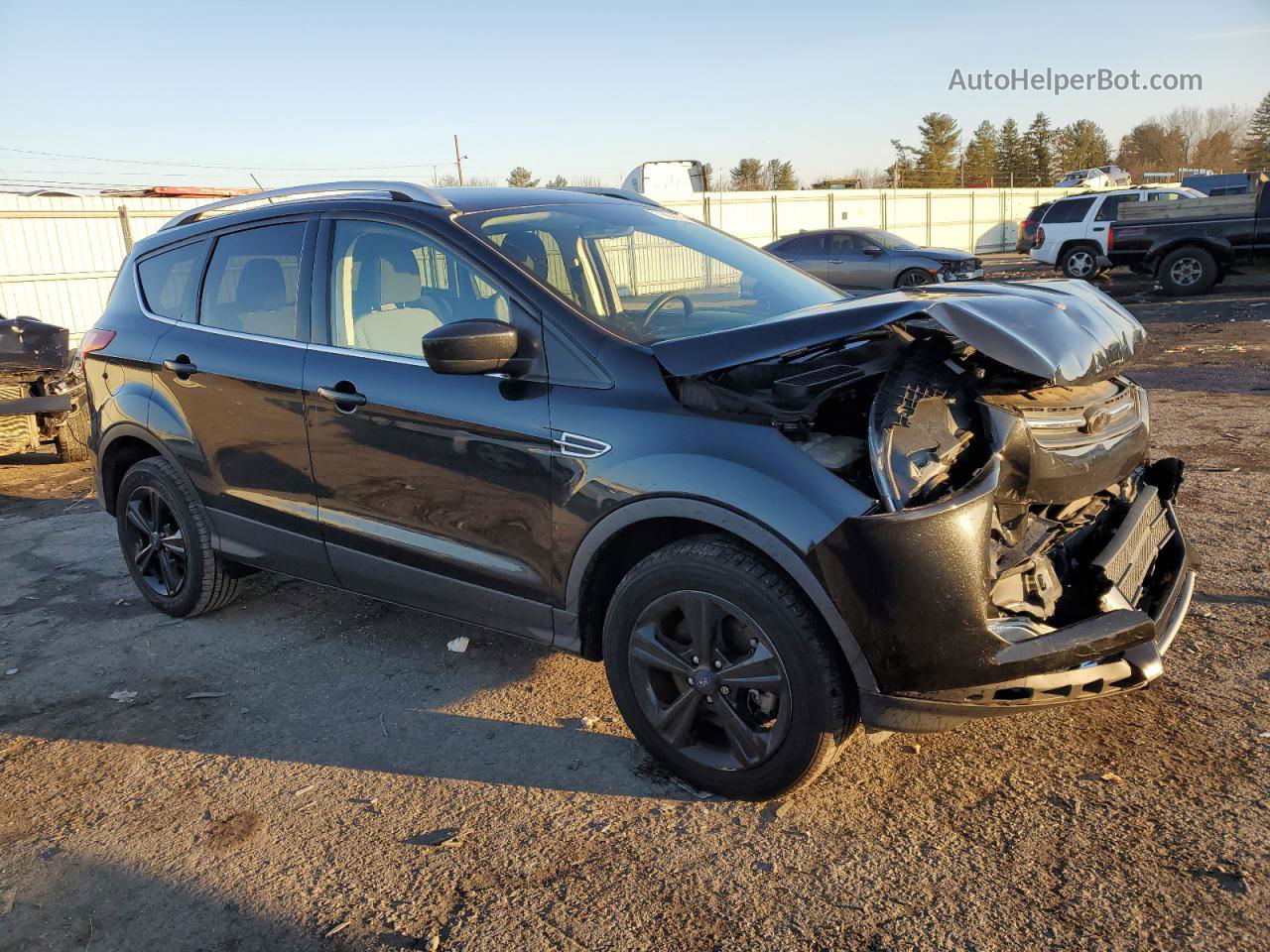 2015 Ford Escape Se Black vin: 1FMCU9GX4FUC39511