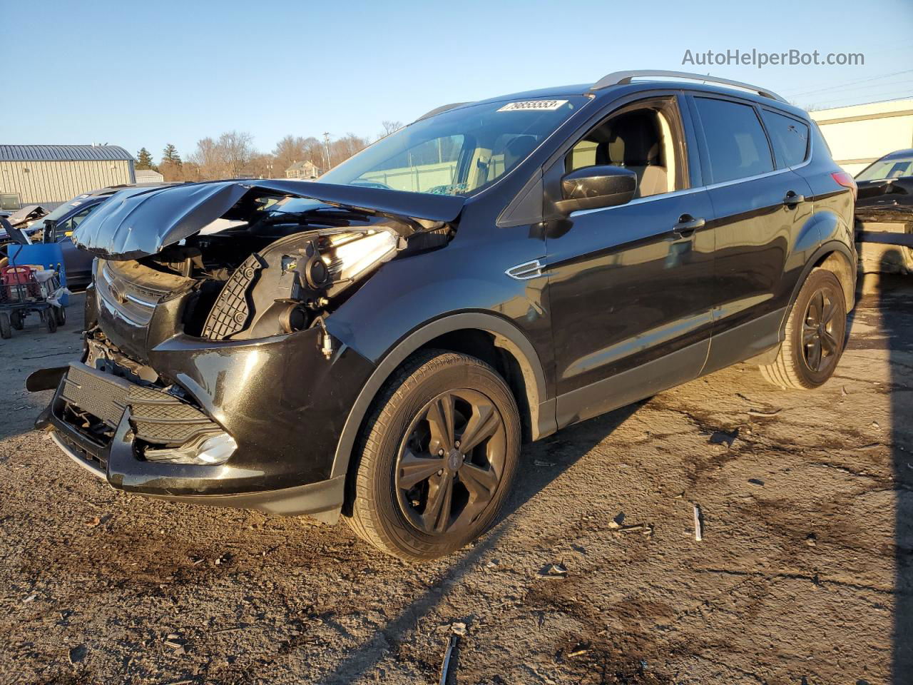 2015 Ford Escape Se Black vin: 1FMCU9GX4FUC39511