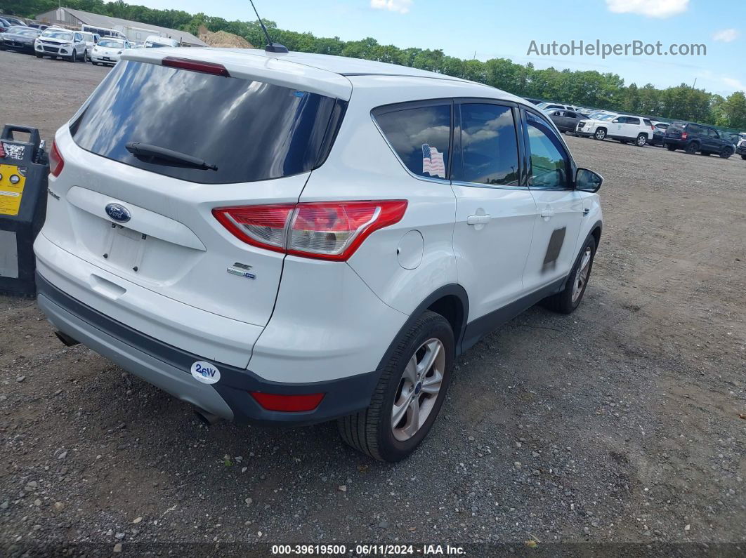 2015 Ford Escape Se Белый vin: 1FMCU9GX4FUC44501