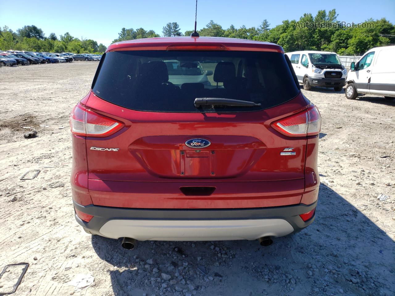 2016 Ford Escape Se Красный vin: 1FMCU9GX4GUA17312