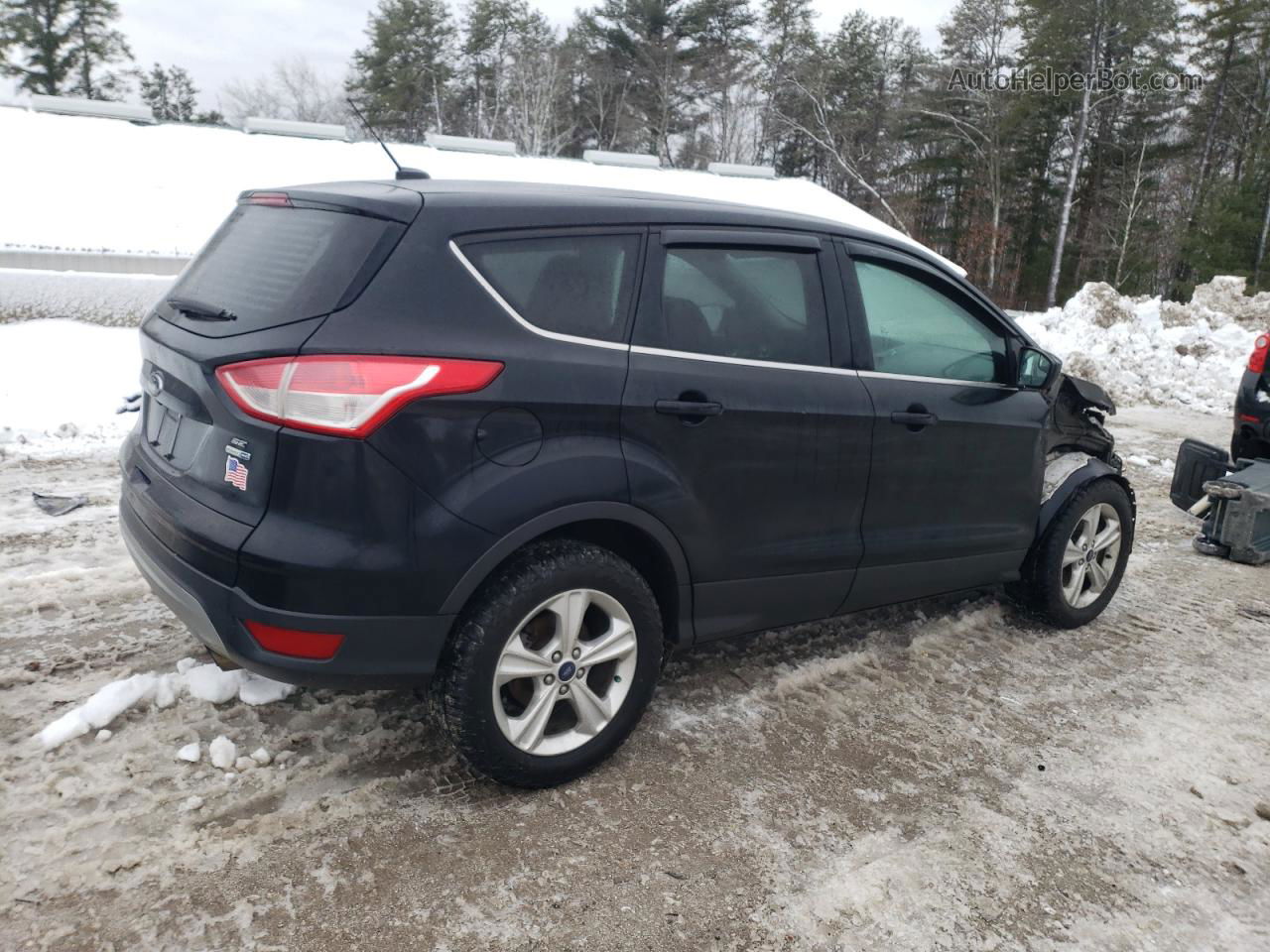 2016 Ford Escape Se Black vin: 1FMCU9GX4GUA25149