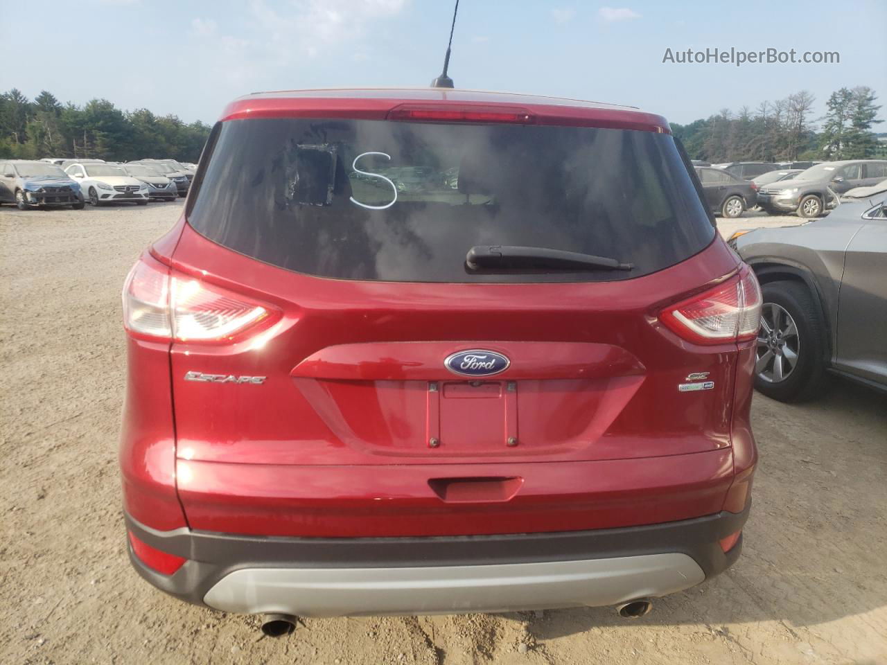 2016 Ford Escape Se Red vin: 1FMCU9GX4GUA61701