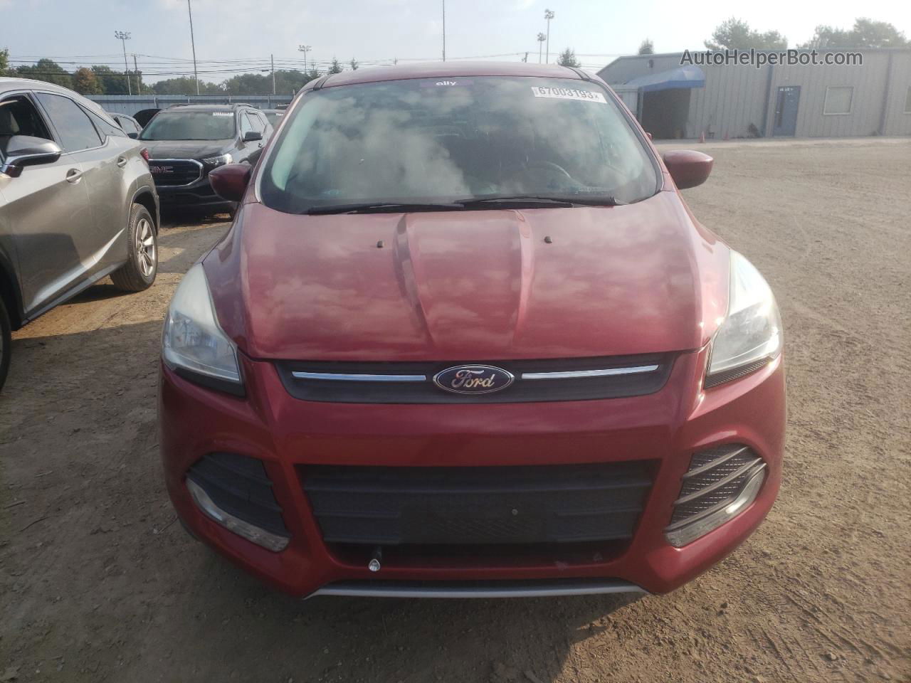 2016 Ford Escape Se Red vin: 1FMCU9GX4GUA61701