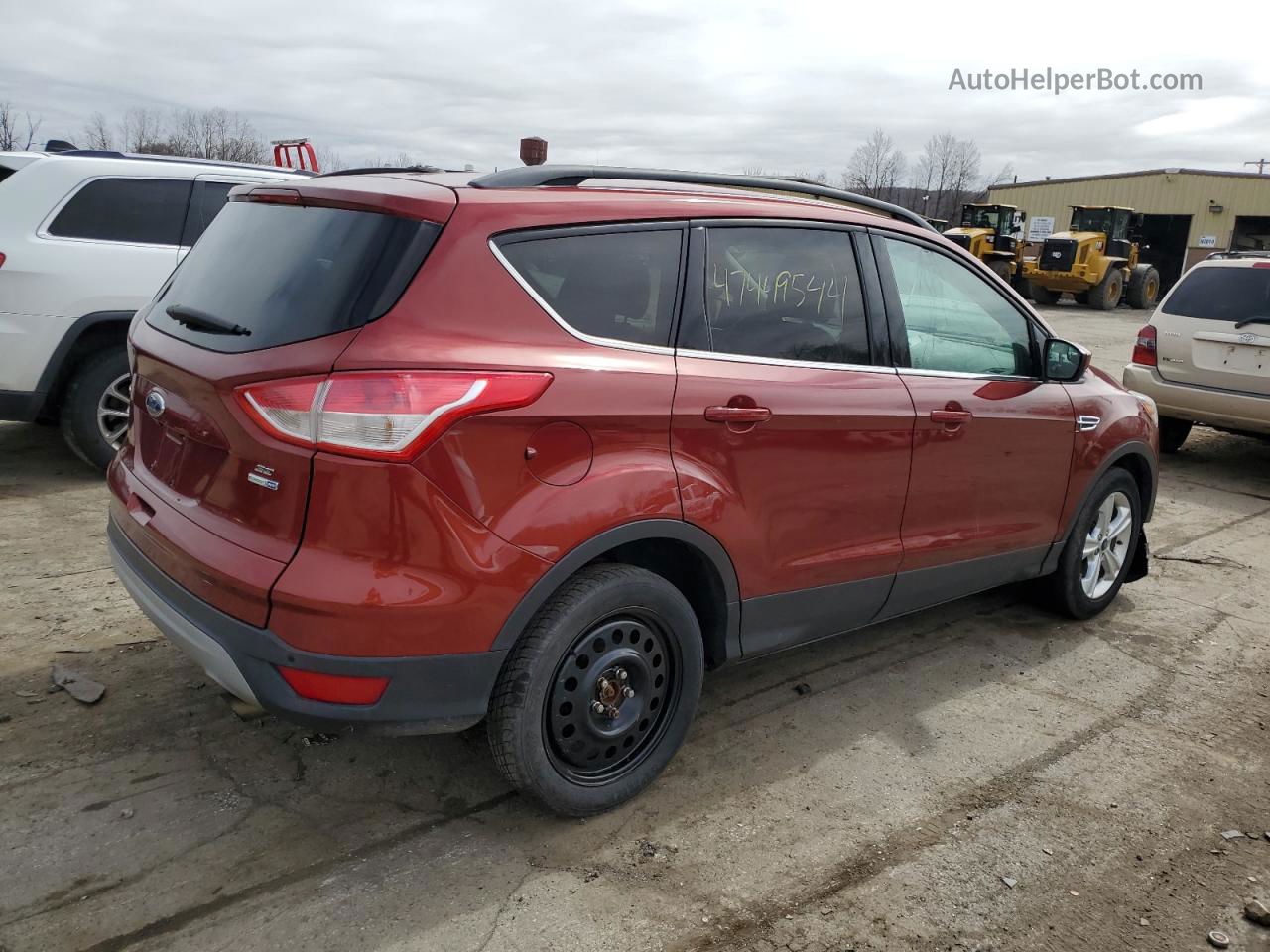 2016 Ford Escape Se Burgundy vin: 1FMCU9GX4GUB50393