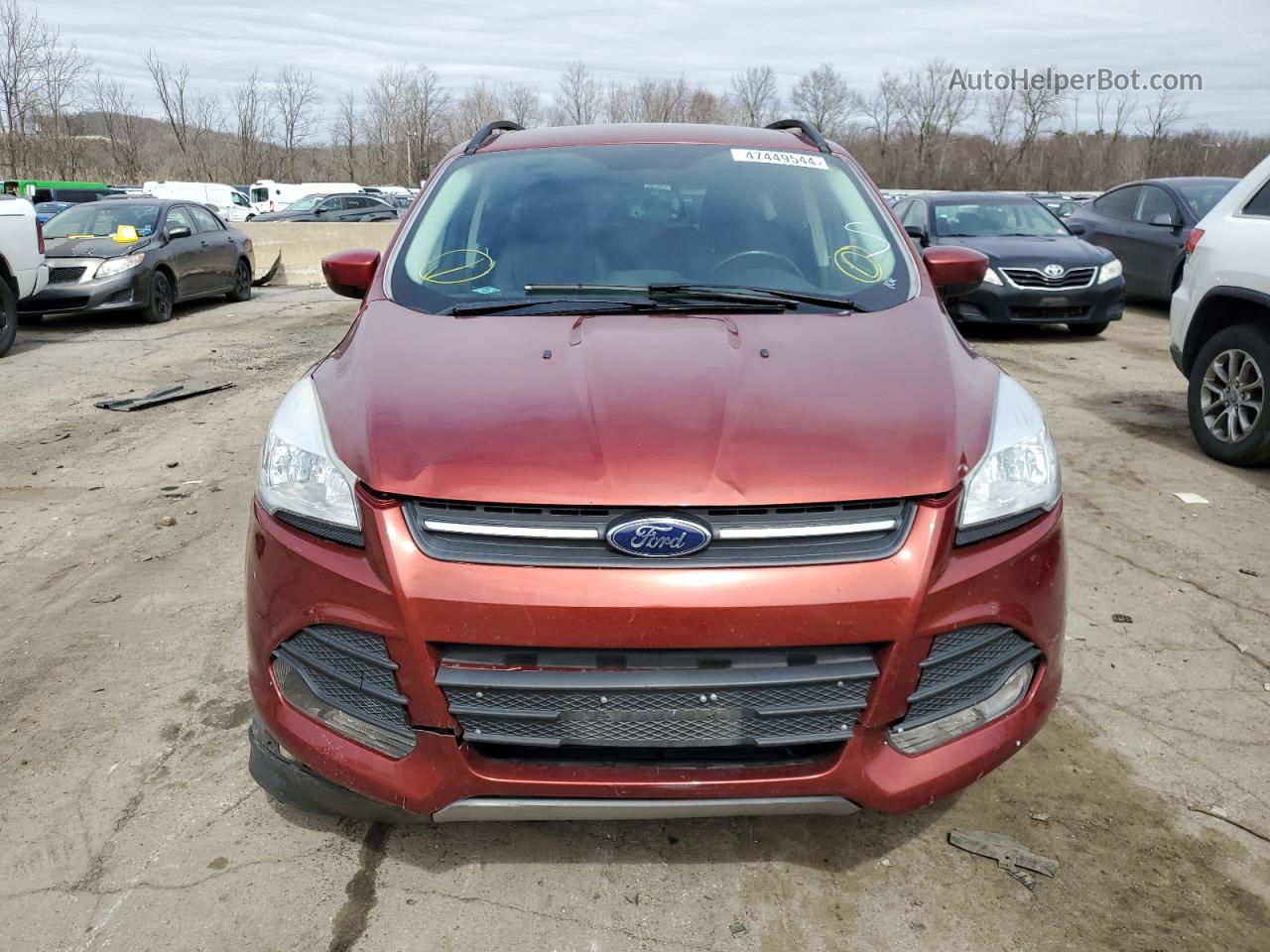 2016 Ford Escape Se Burgundy vin: 1FMCU9GX4GUB50393