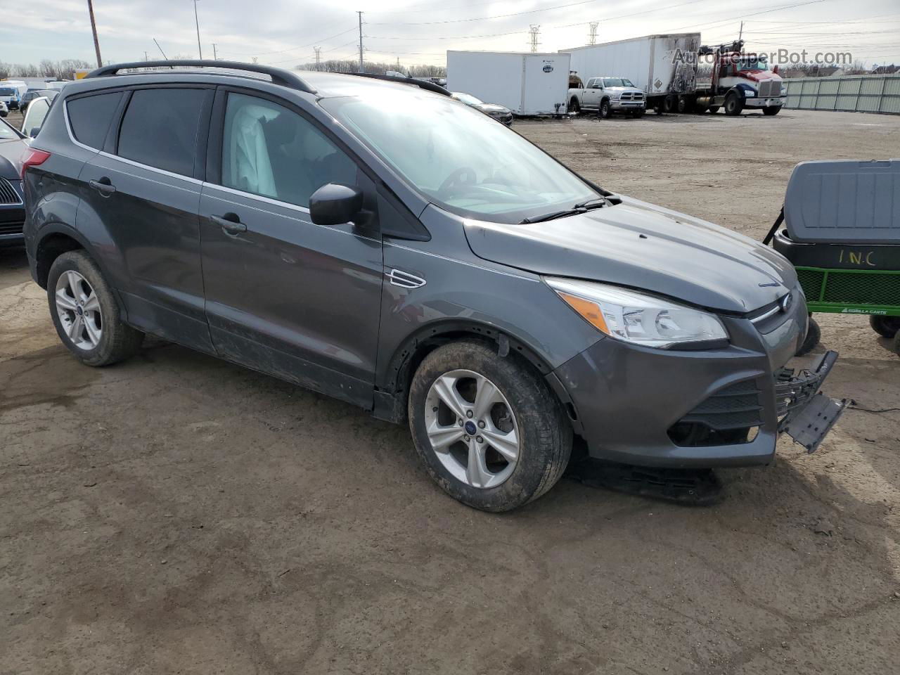 2016 Ford Escape Se Gray vin: 1FMCU9GX4GUB95432