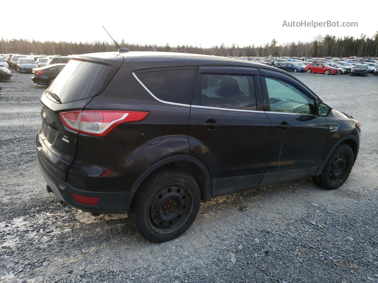 2013 Ford Escape Se Black vin: 1FMCU9GX5DUA75781