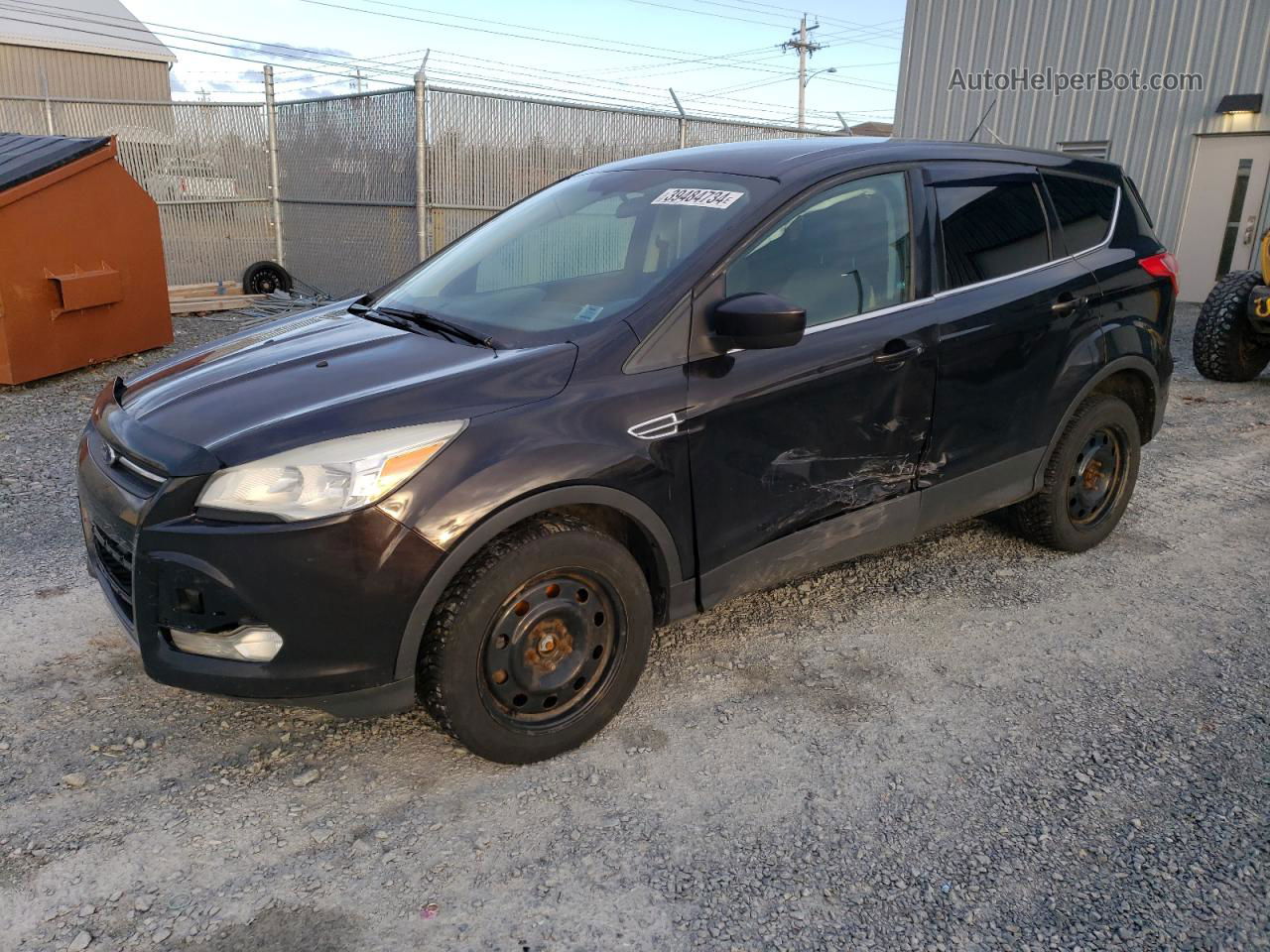 2013 Ford Escape Se Black vin: 1FMCU9GX5DUA75781