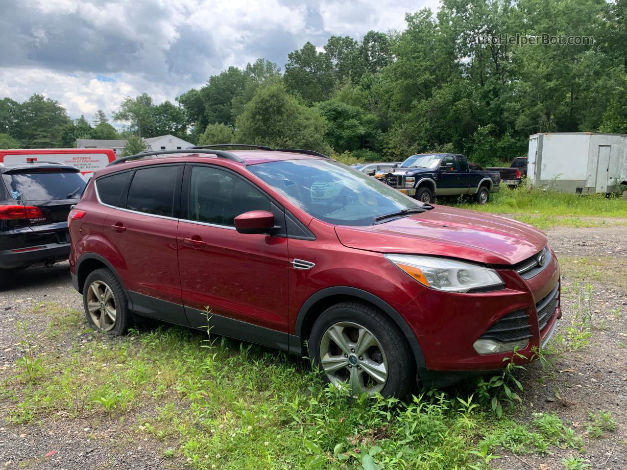 2013 Ford Escape Se Red vin: 1FMCU9GX5DUB58871